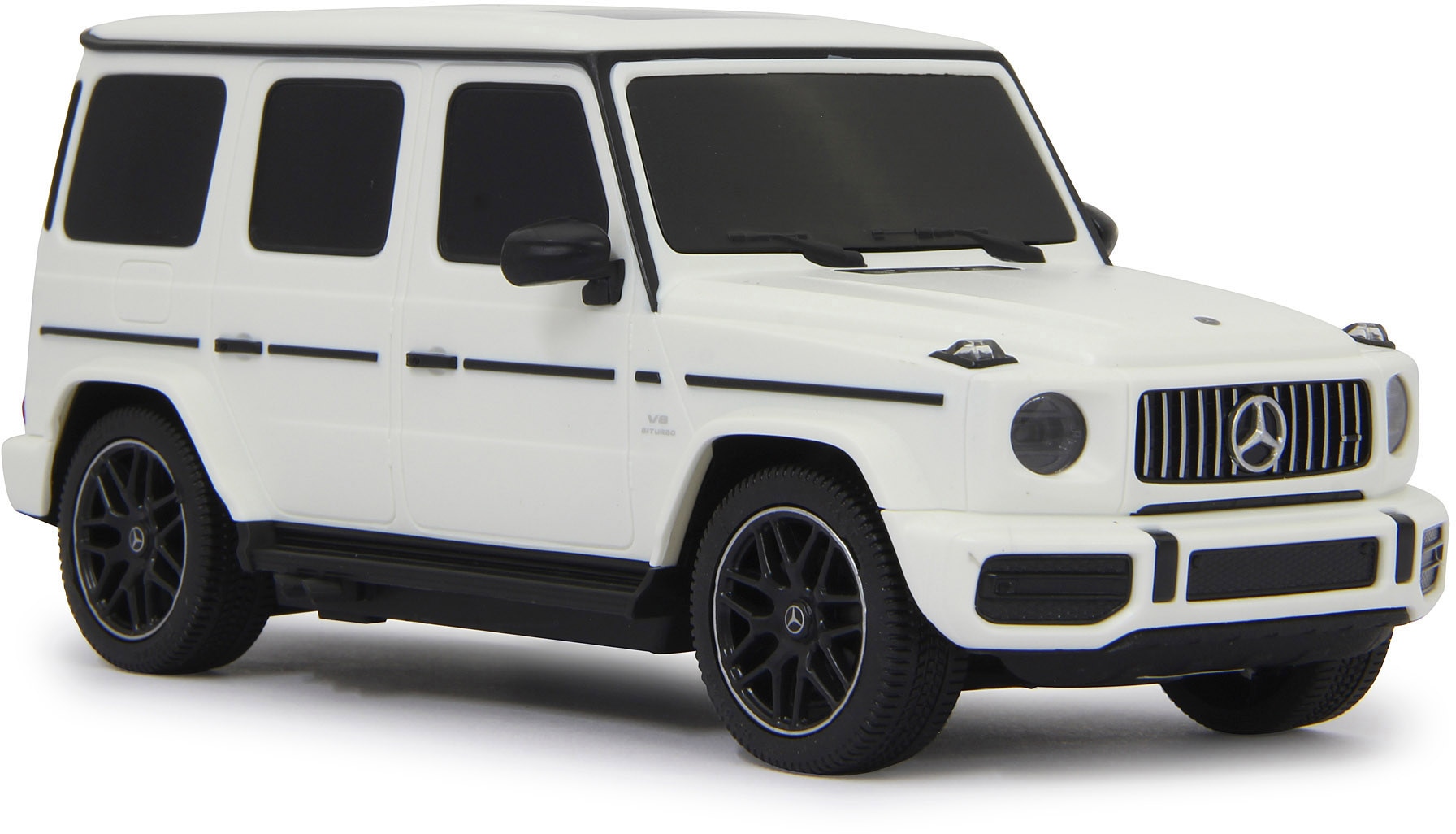 Jamara RC-Auto »Mercedes-Benz AMG G63 1:24 27 MHz, weiß«