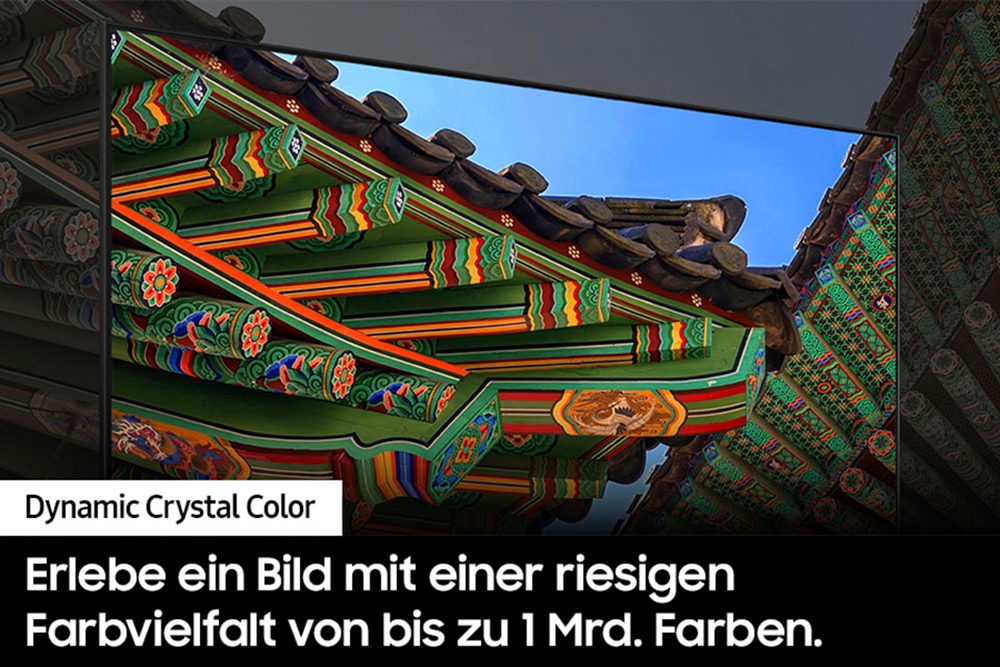 Samsung LED-Fernseher »GU55DU8079U«, 4K Ultra HD, Smart-TV, Crystal UHD, Q-Symphony, Dolby Surround Sound, Triple Tuner, Smart-Hub