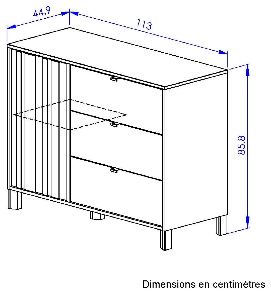Gami Babyzimmer-Komplettset »Set N°2 Calypso« 5 Stk. tlg. Ein Schlafzimmer mit viel Stauraum