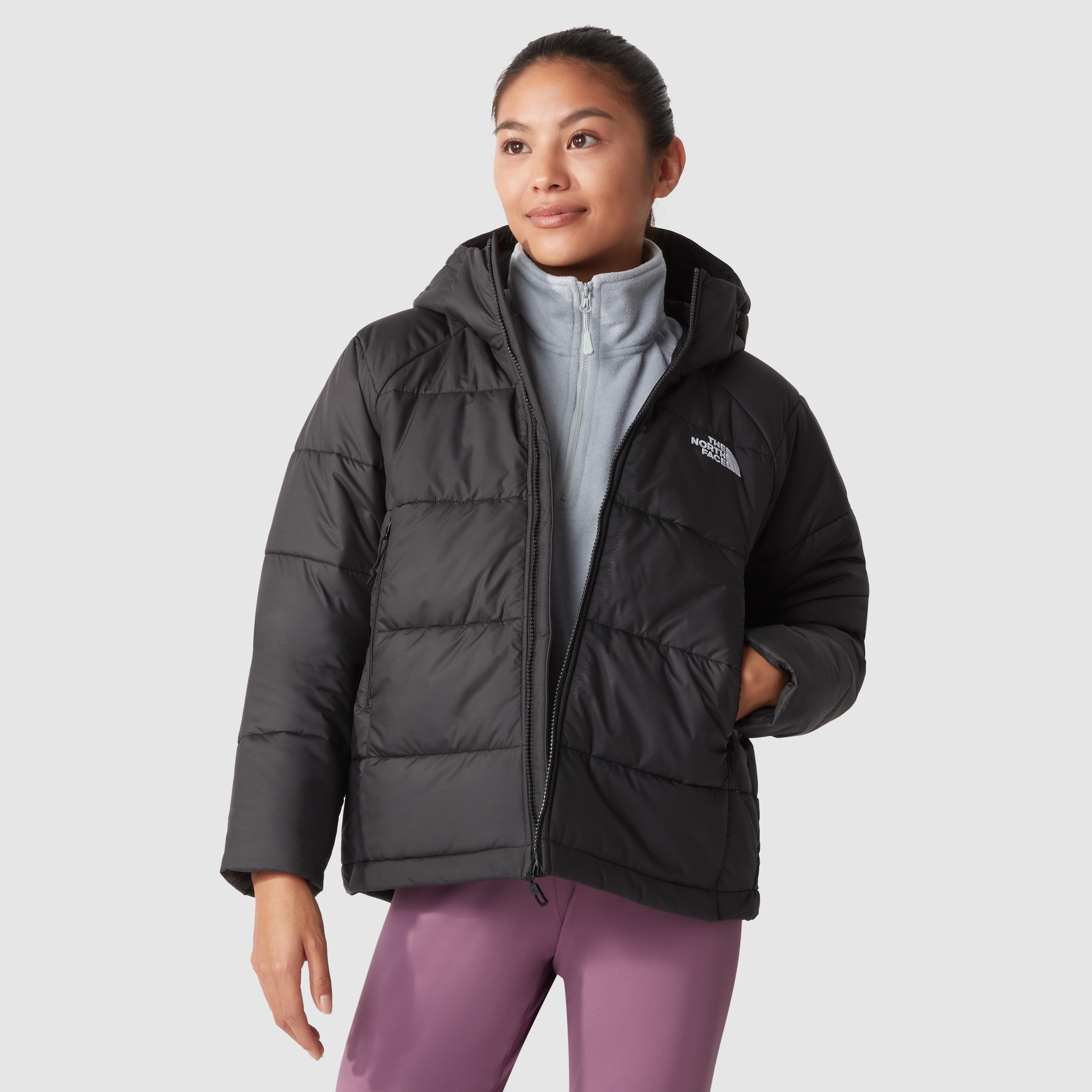 The North Face ♕ bei Funktionsjacke mit HYALITE HOODIE«, »W mit SYNTHETIC Kapuze, Logodruck