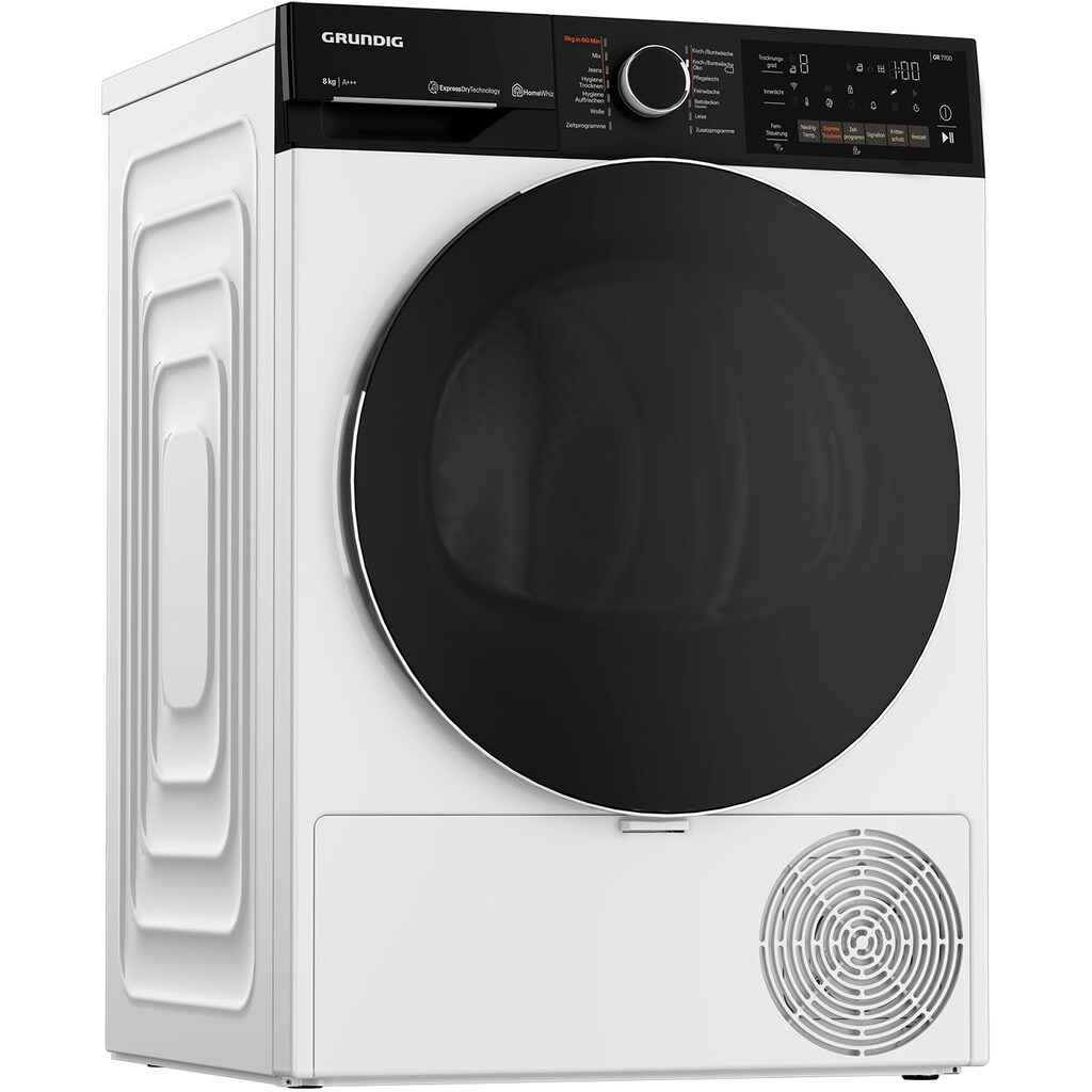 Grundig Wärmepumpentrockner »GT77824WHF14«, 8 kg