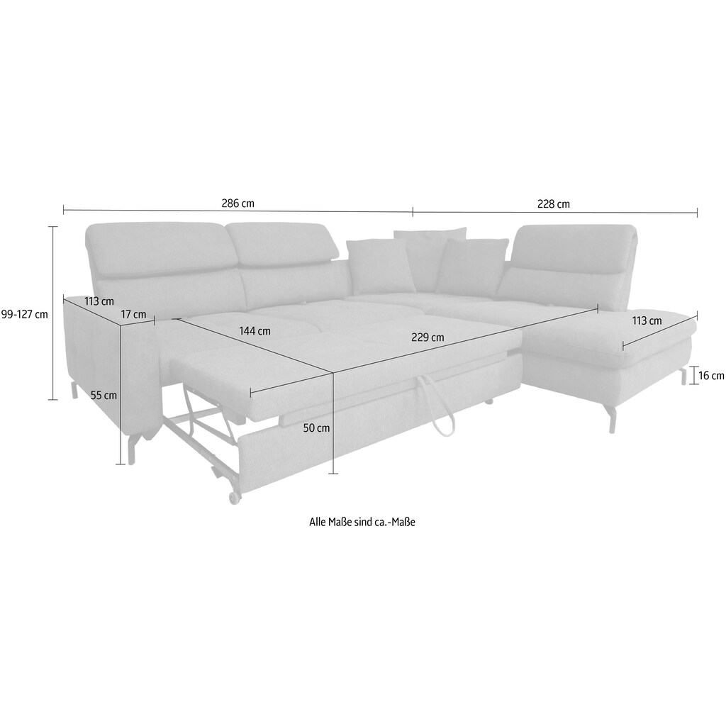 ADA trendline Ecksofa »Louis«