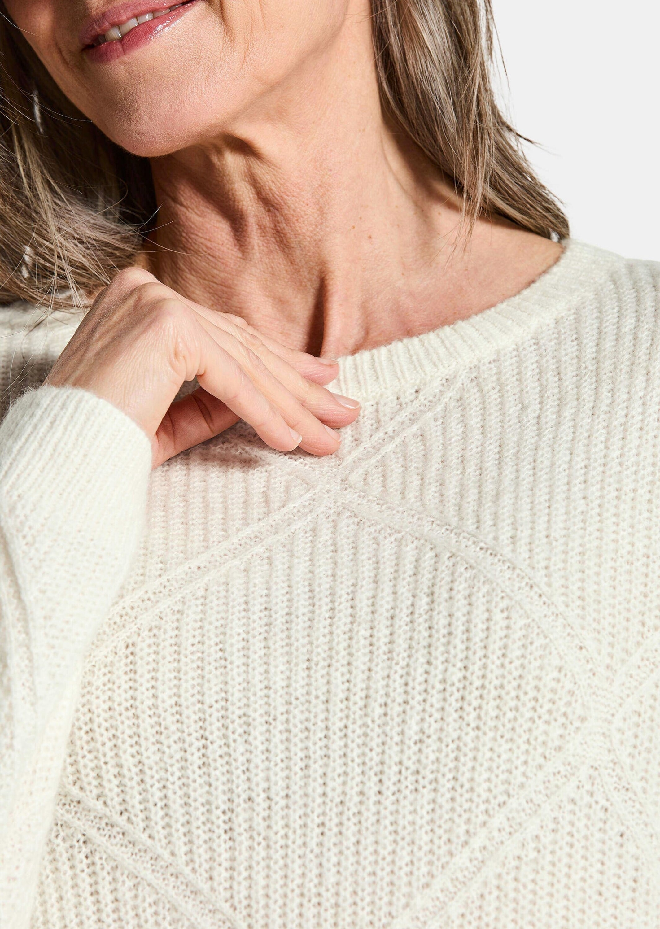 GOLDNER Rundhalspullover »Pullover aus leichtem Strick«