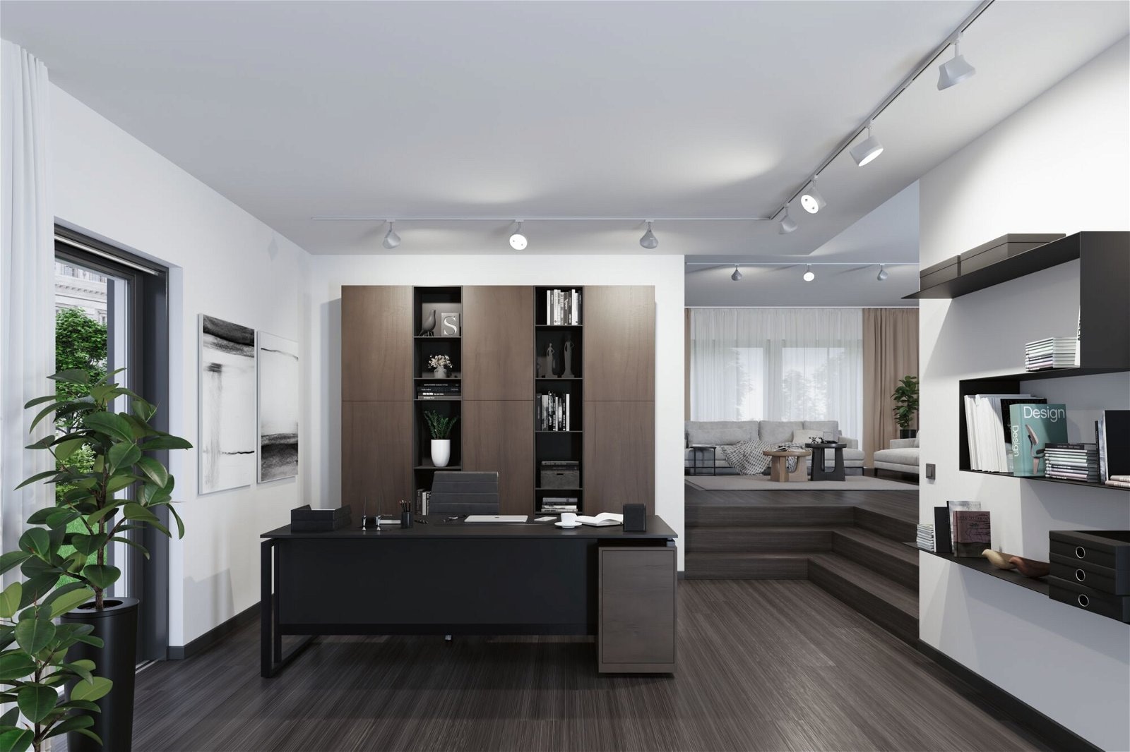 Paulmann Schienensystem-Leuchten »URail Schienenspot Arena 950lm 15,3W 4000K 230V Chrom matt, Chrom« LED-Modul 1 Stk. Neutralweiß dimmbar, Einzelspot