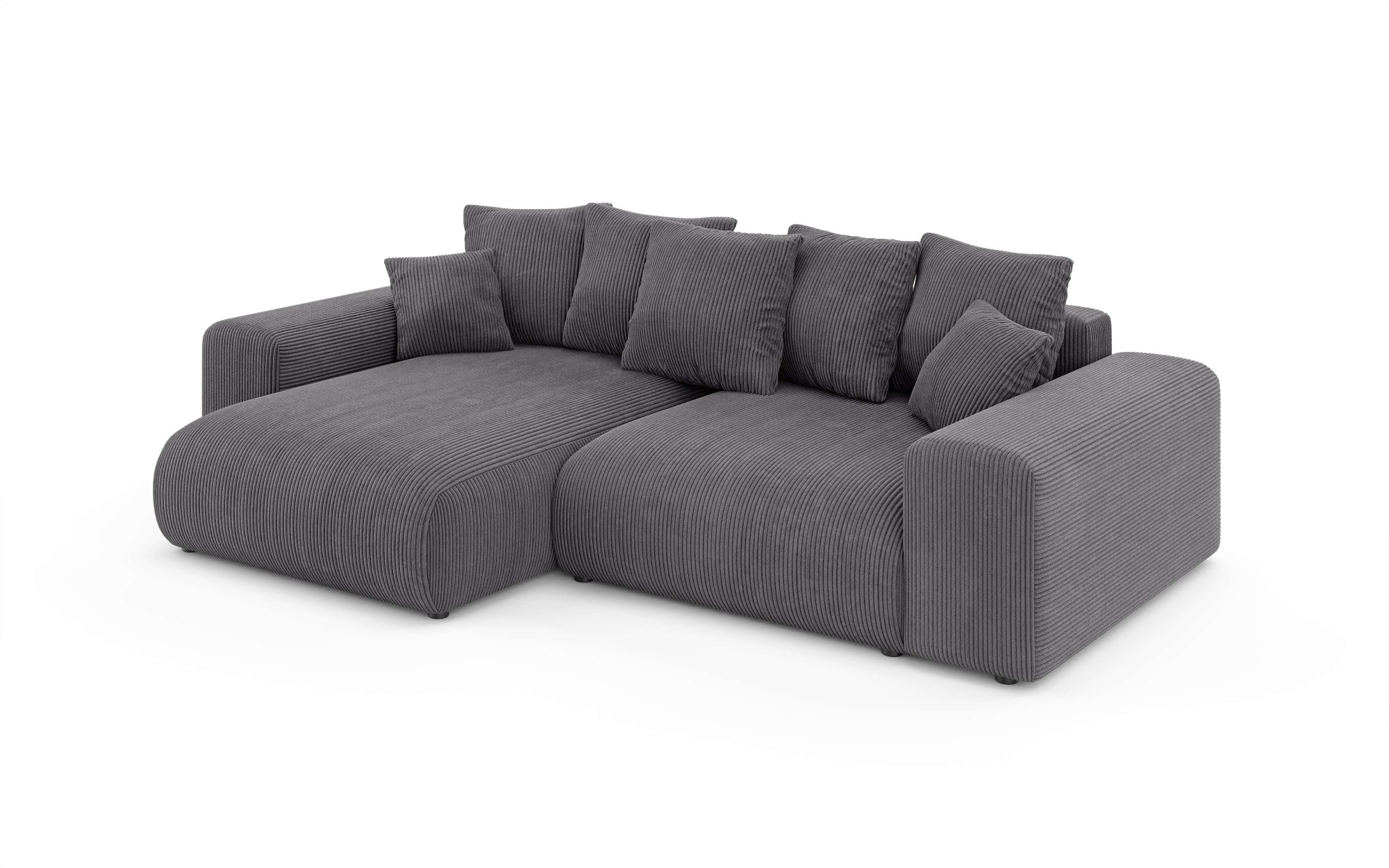 Home affaire Ecksofa »LAKESIDE mit Bettfunktion und Bettkasten, B/T/H 257/166/84 cm«
