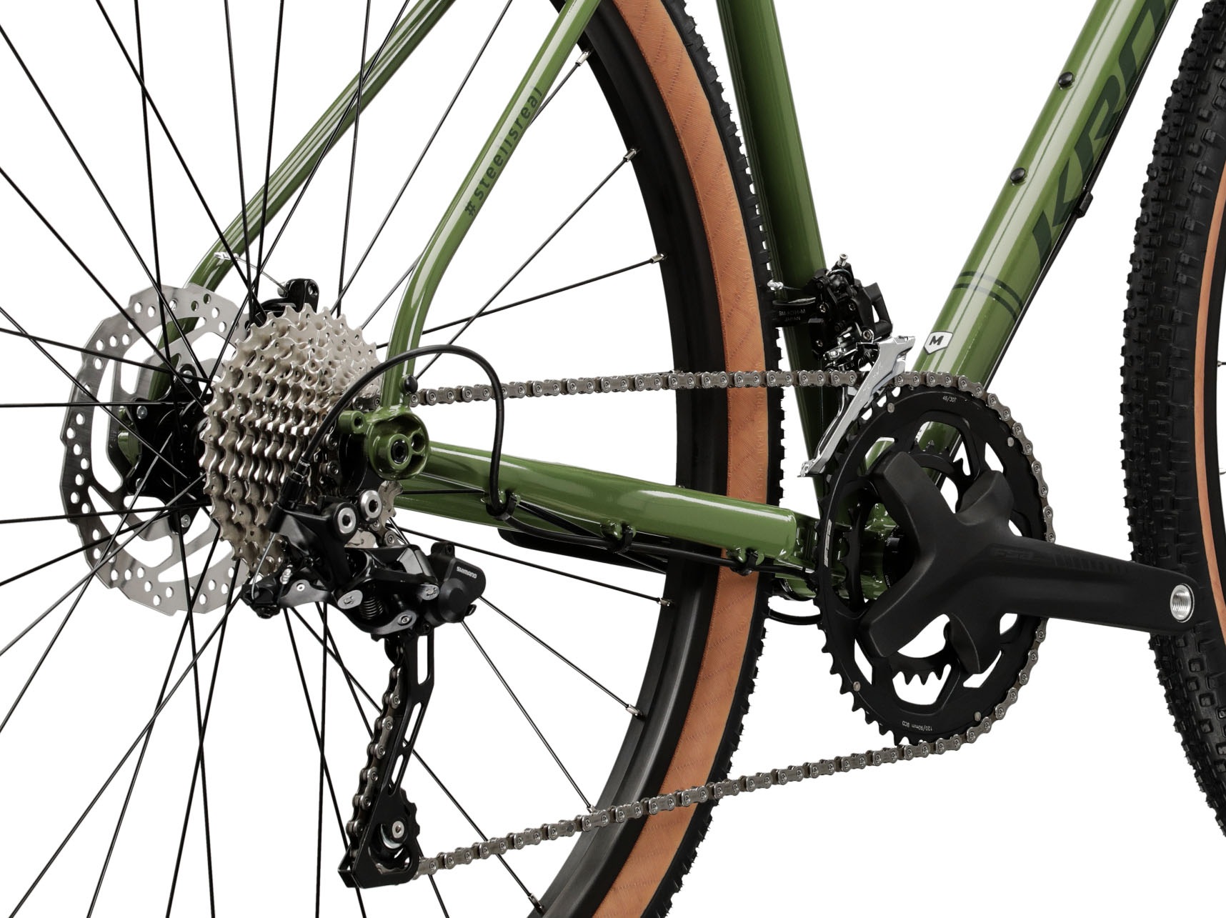 Kross Gravelbike »KROSS Gravelbike Esker 4.0 28" grün« 20 Gang Shimano GRX RX400 Schaltwerk Kettenschaltung