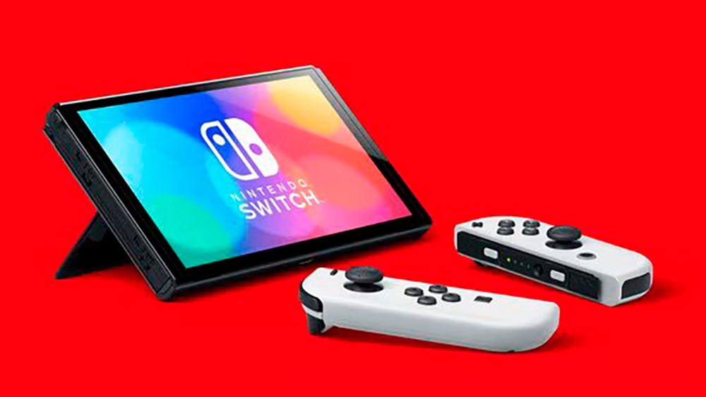 Nintendo Switch Konsolen-Set »OLED weiß inkl. Mario Party Jamboree und exklusiver Nintendo Decke«