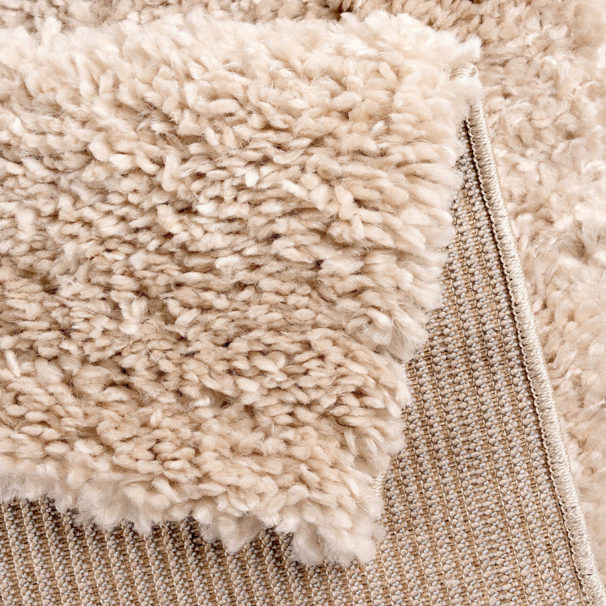 Sehrazat Hochflor-Teppich »Ethno1800«, rechteckig, 30 mm Höhe, melierter Langflor, Wohnzimmer