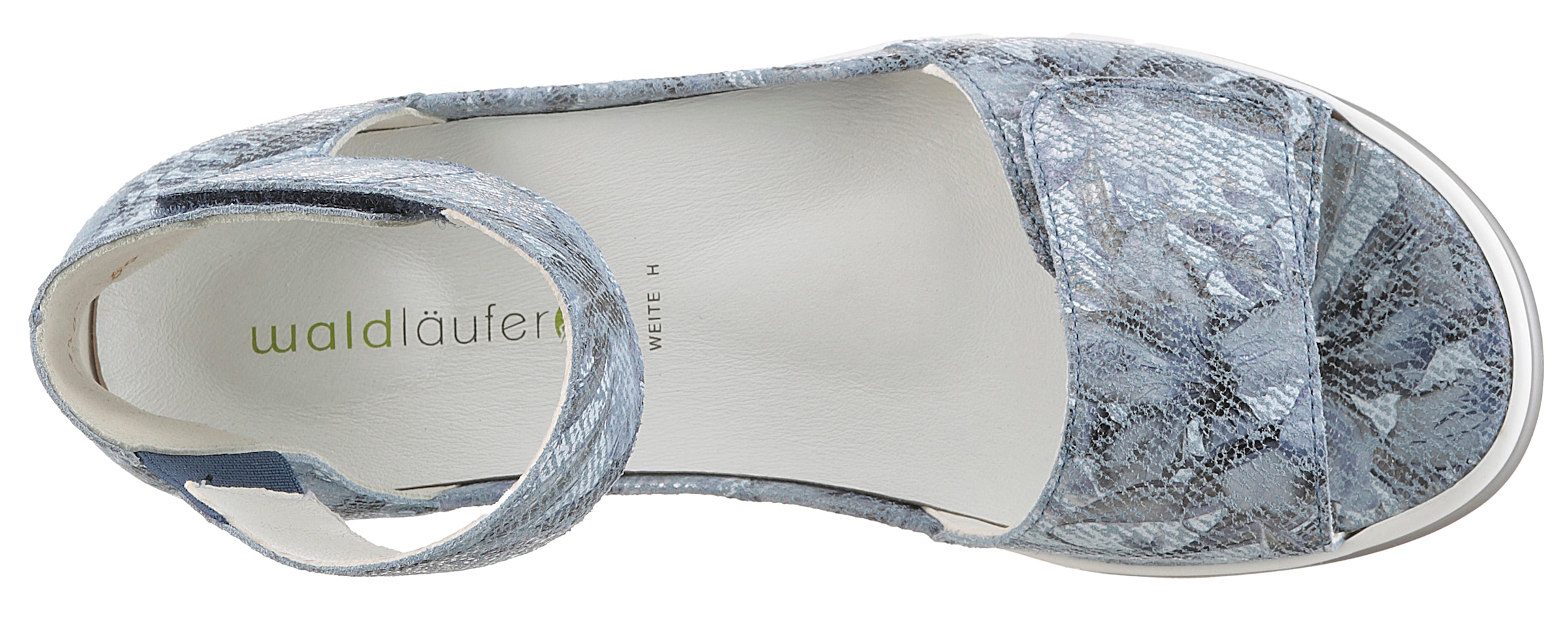 Waldläufer Plateausandale »HAKURA«, Sandalette, Sommerschuh, Bequemschuh mit Klettverschlüsse, H-Weite