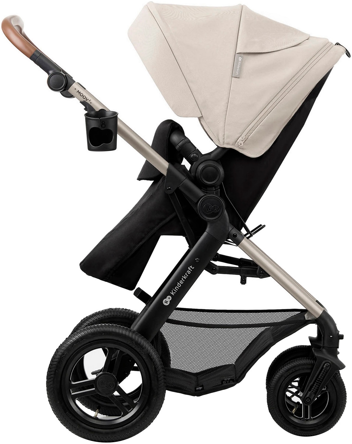Kinderkraft Kombi-Kinderwagen »MOOV 2 4in1 AIR« 27 kg mit Luftreifen