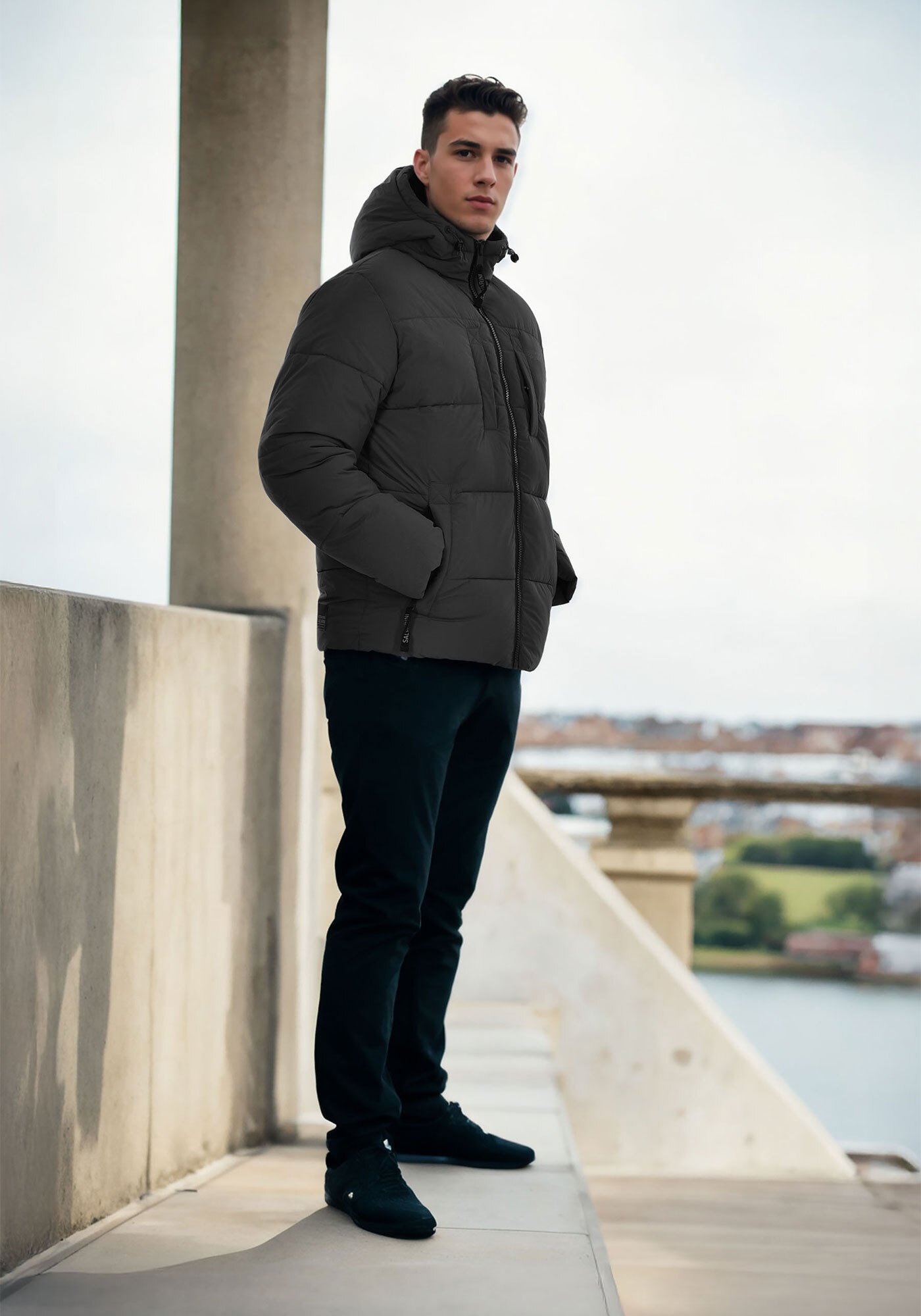 Alessandro Salvarini Winterjacke »Alessandro Salvarini Herren Winter Steppjacke AS422«
