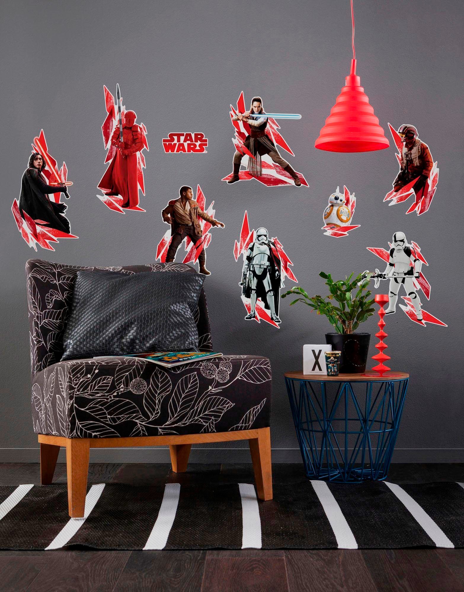 Komar Wandtattoo »Star Wars The Last Jedi - Größe 100 x 70 cm«, selbstklebend, Wandsticker, Kinderzimmer