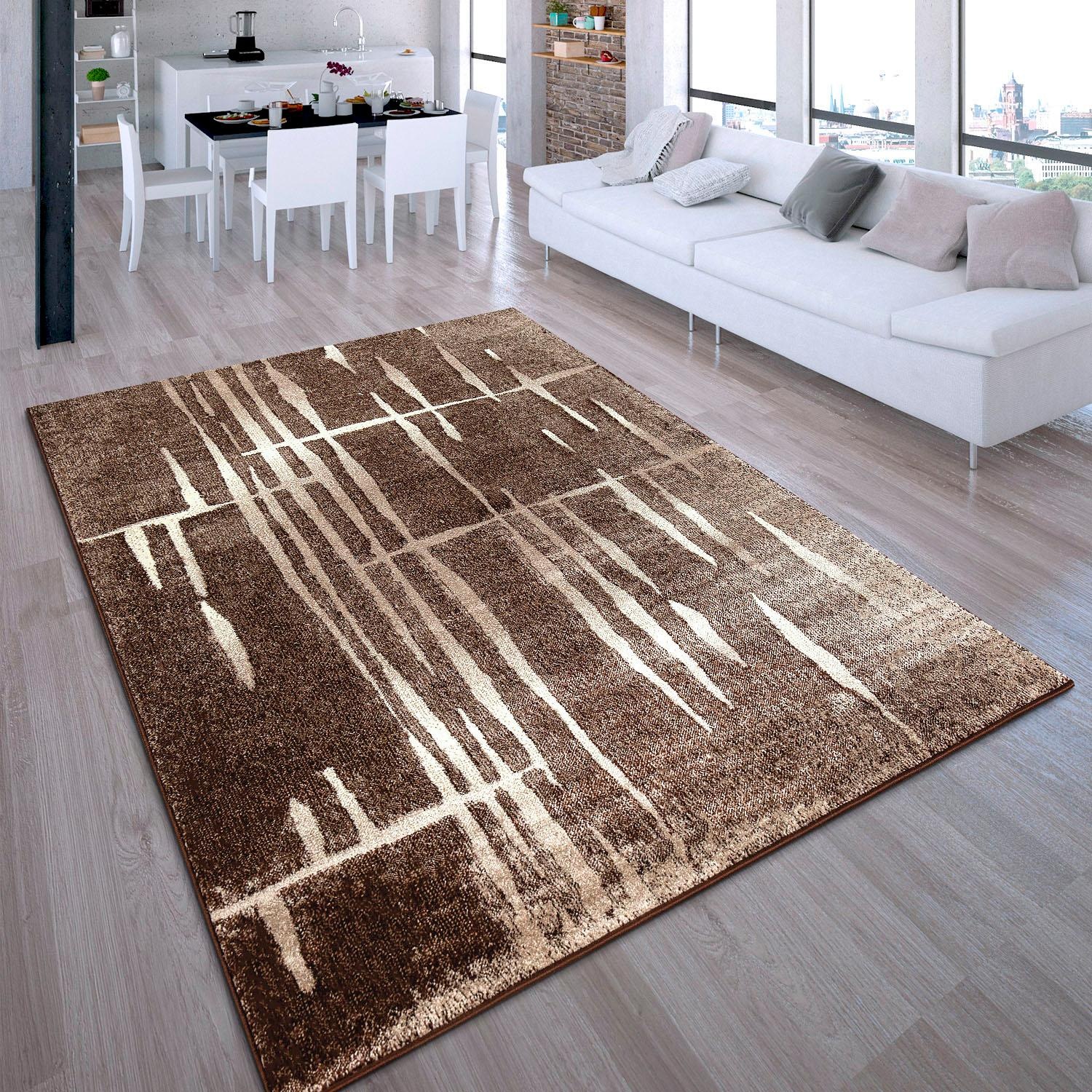 Paco Home Läufer »ECE 924«, rechteckig, 13 mm Höhe, Teppich-Läufer, Kurzflor, modernes Matrix Design