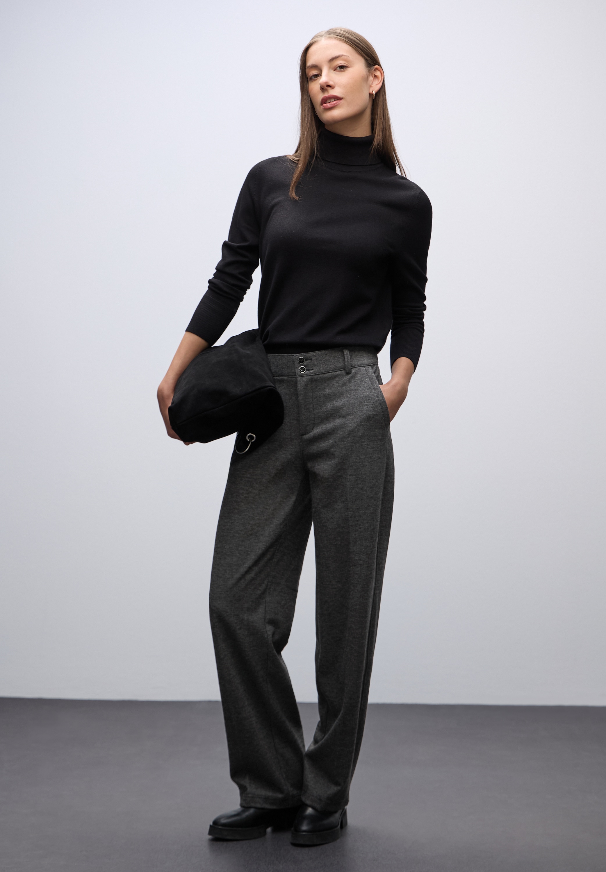 STREET ONE Stoffhose  mit Stretchanteil