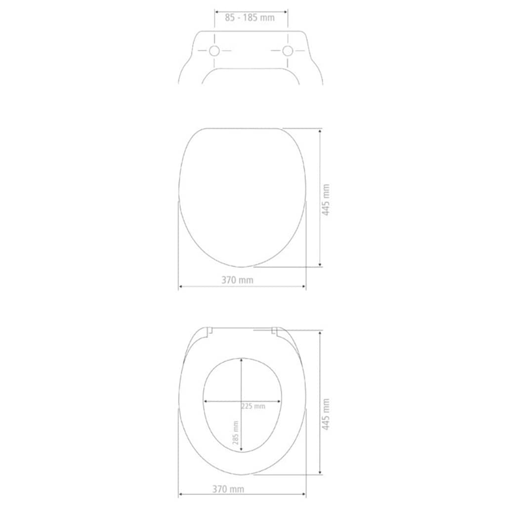 WENKO WC-Sitz »Geometry«, (1 St.)