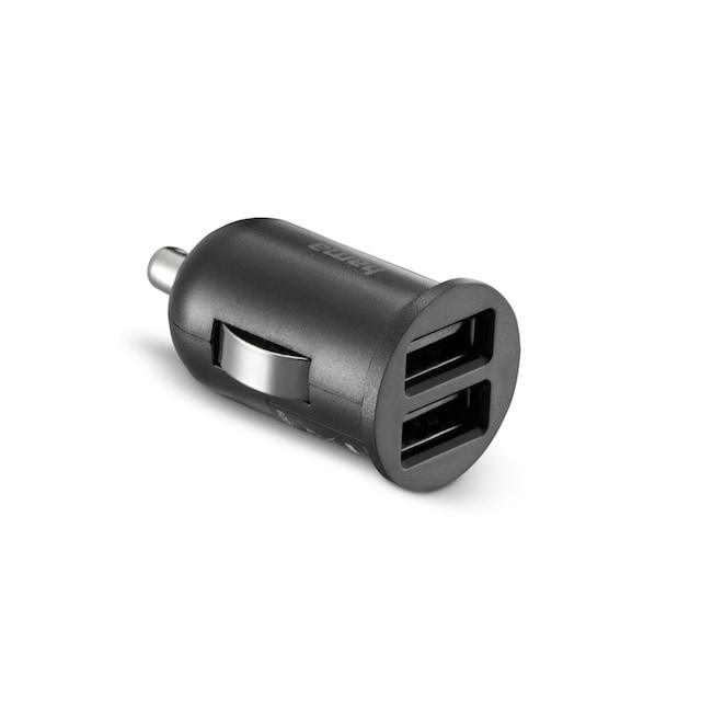 Hama USB-Ladegerät »USB Ladegerät, Zigarettenanzünder Auto, Mini  Ladeadapter 2 Anschlüsse«, (1 St.) ➥ 3 Jahre XXL Garantie