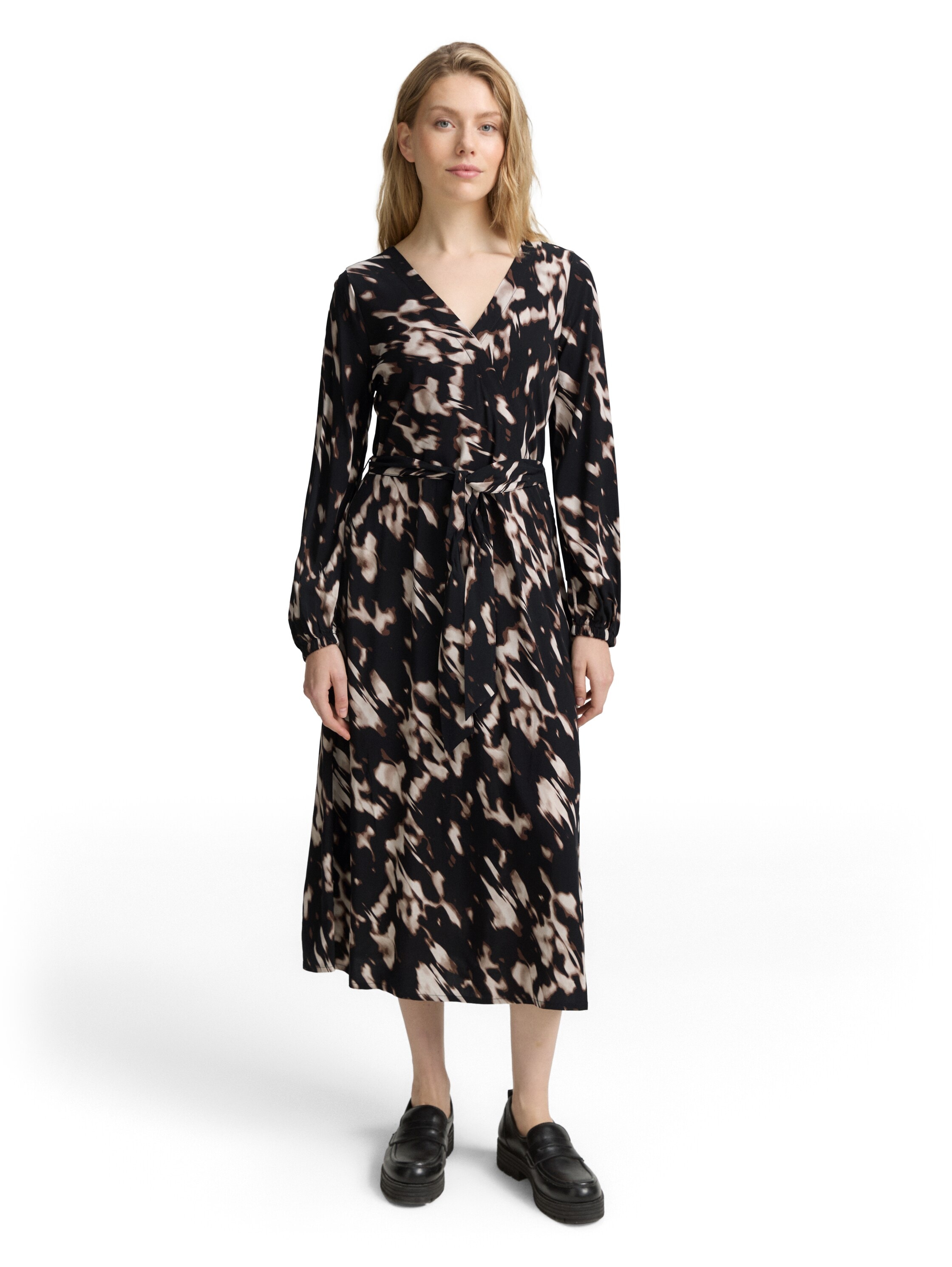 TOM TAILOR Wickelkleid, mit Muster
