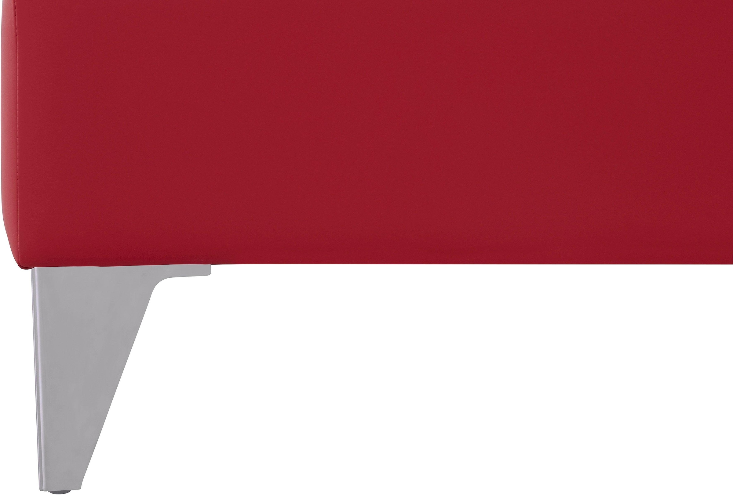 COTTA Polstergarnitur »Caluso L-Form«, Set bestehend aus: Ecksofa mit Kopfteilverstellung & Hocker