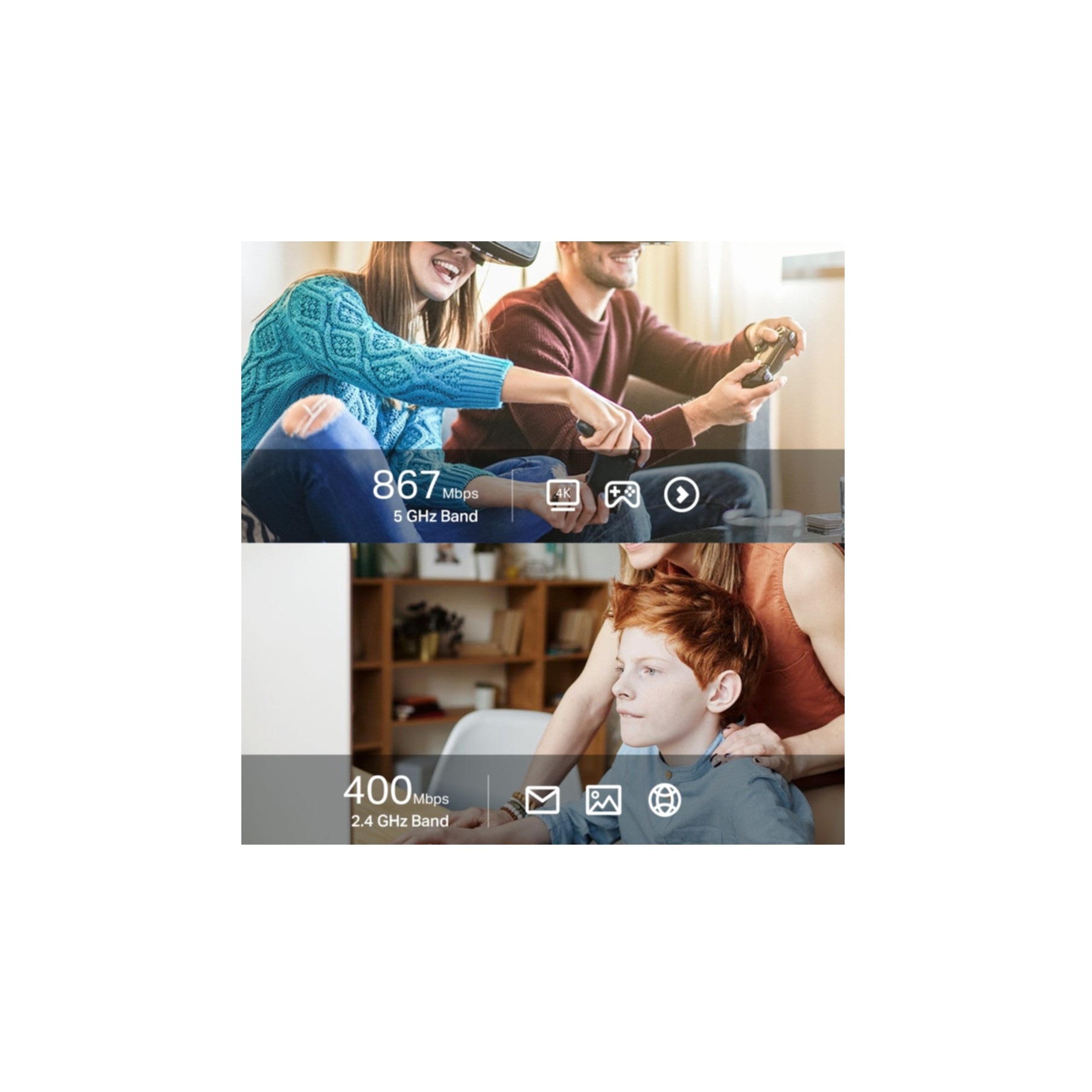 TP-Link Reichweitenverstärker »AC1300 Nano Drahtlos MU-MIMO USB-Adapter«