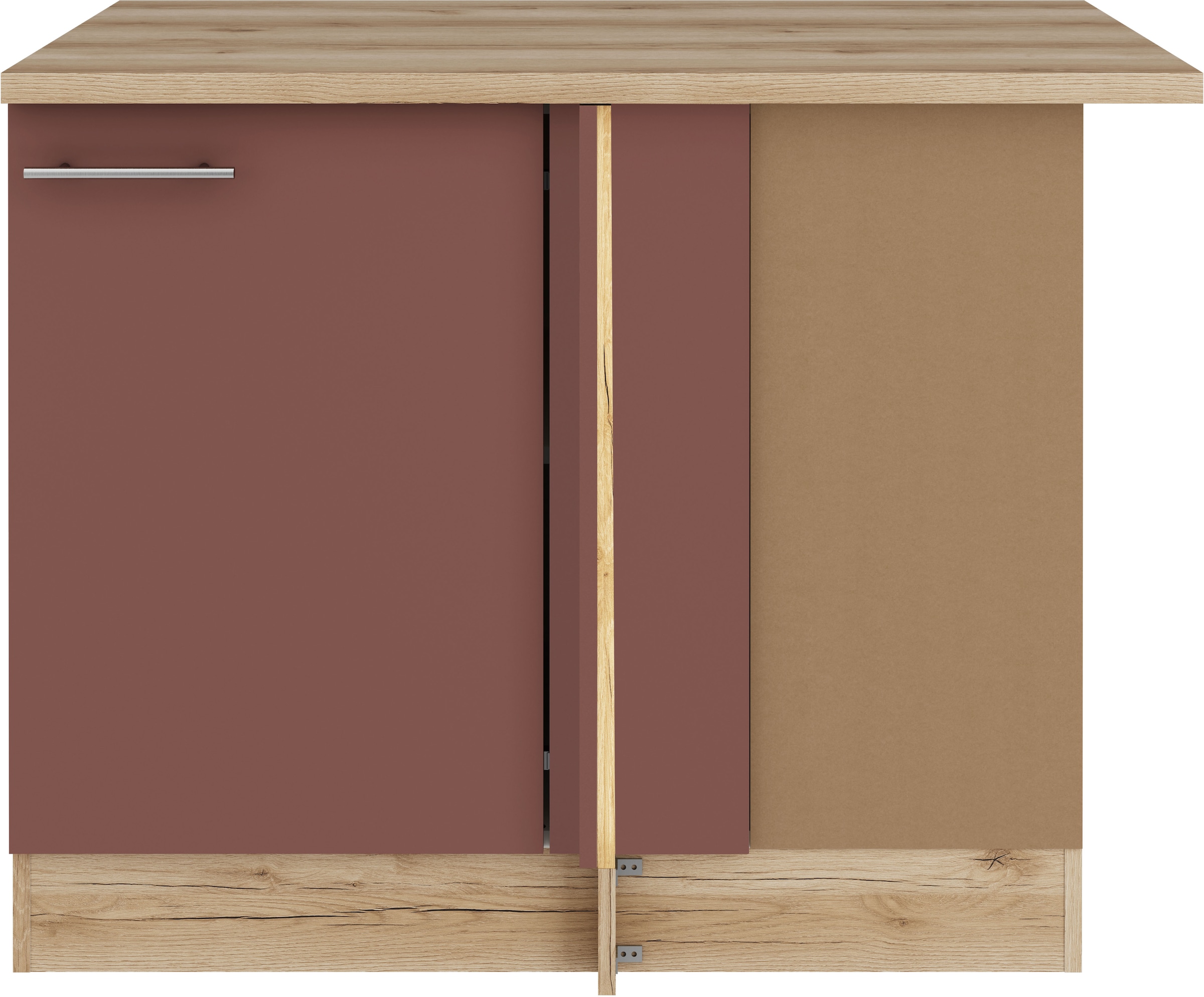 OPTIFIT Eckunterschrank »Bella« Breite 100 cm, Türanschlag wechselbar