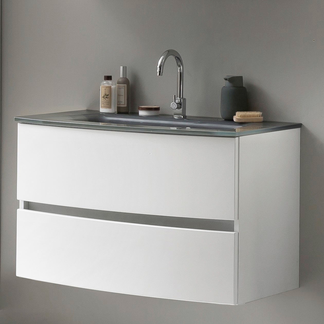 welltime Waschtisch »Kaunas«, Breite 80 cm, mit Soft-Close Funktion