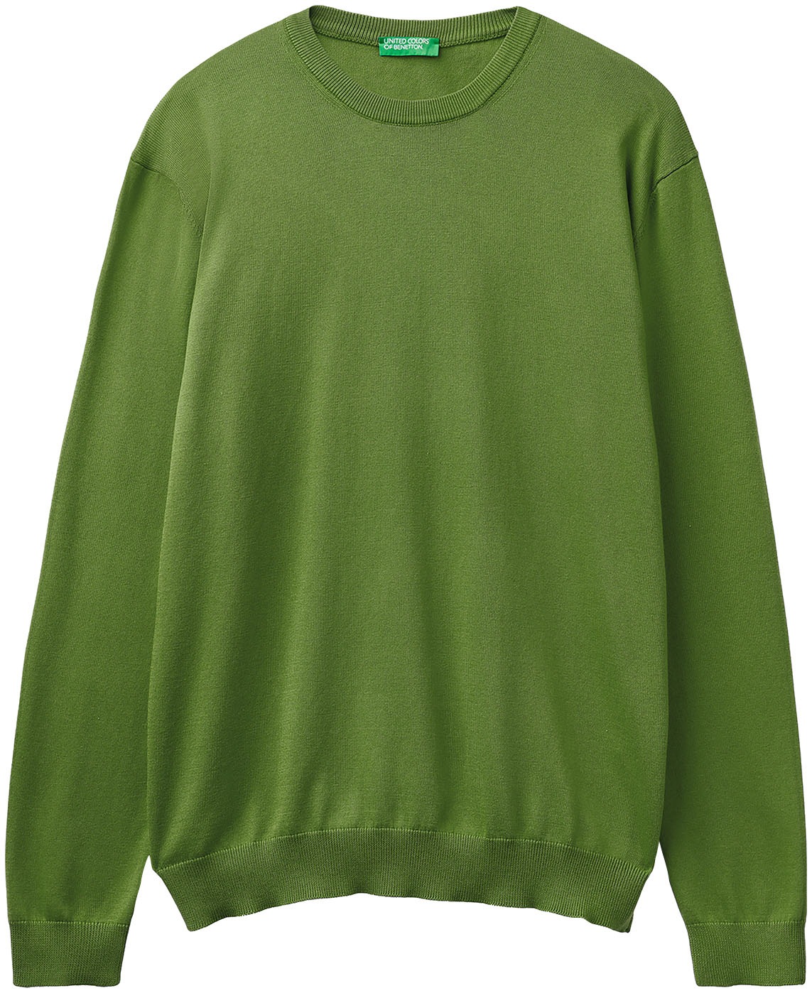 United Colors of Benetton Rundhalspullover, mit Markenlabel