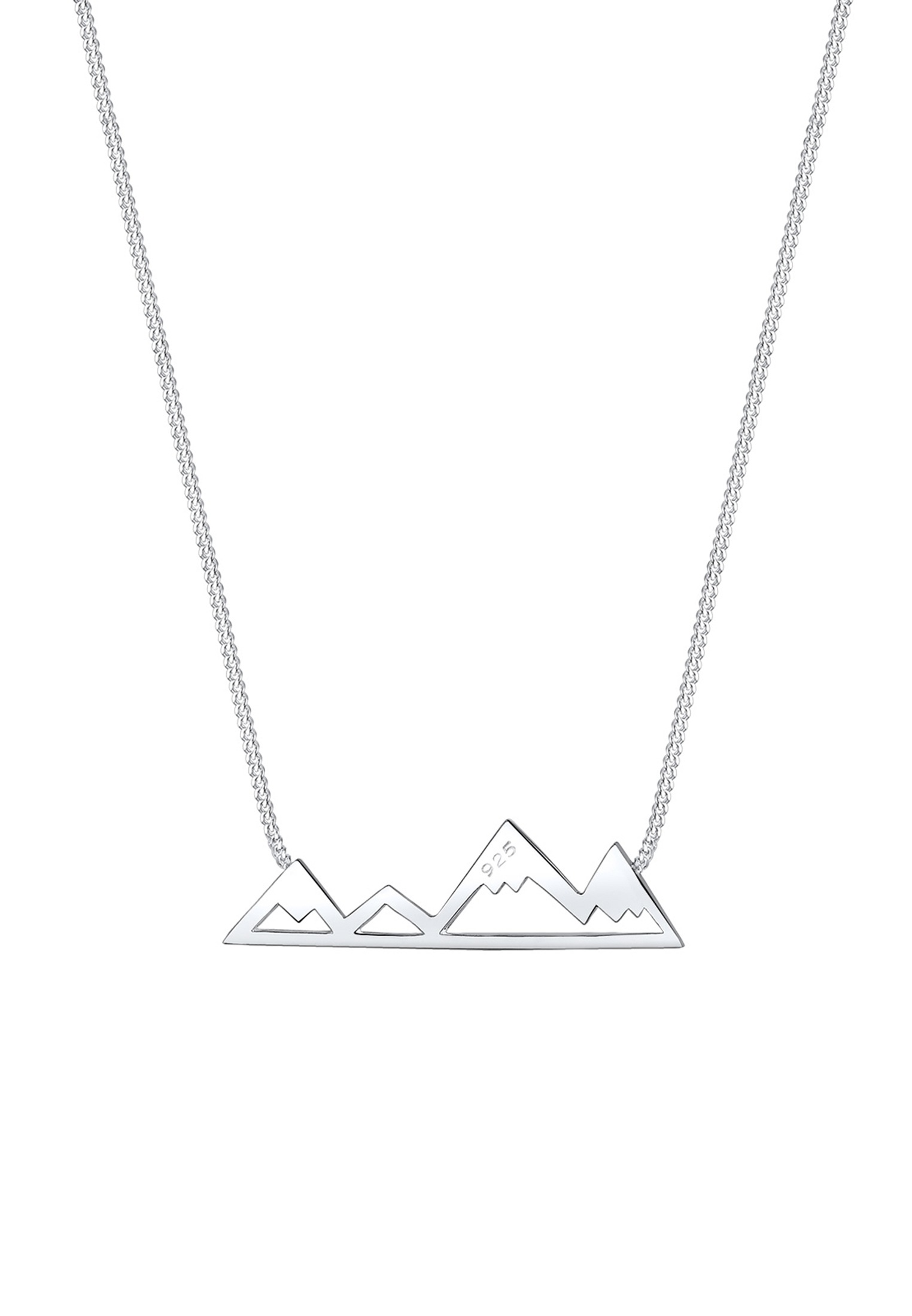 Elli Kette mit Anhänger »Halskette Anhänger Berge Mountain 925 Sterling Silber«