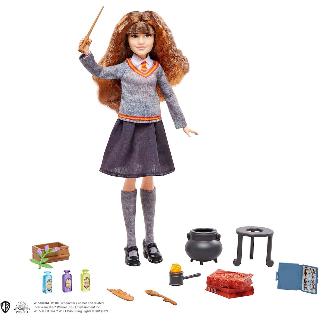 Mattel® Anziehpuppe »Harry Potter, Hermine Granger«, (Set), mit Vielsaft-Trank Zubehör