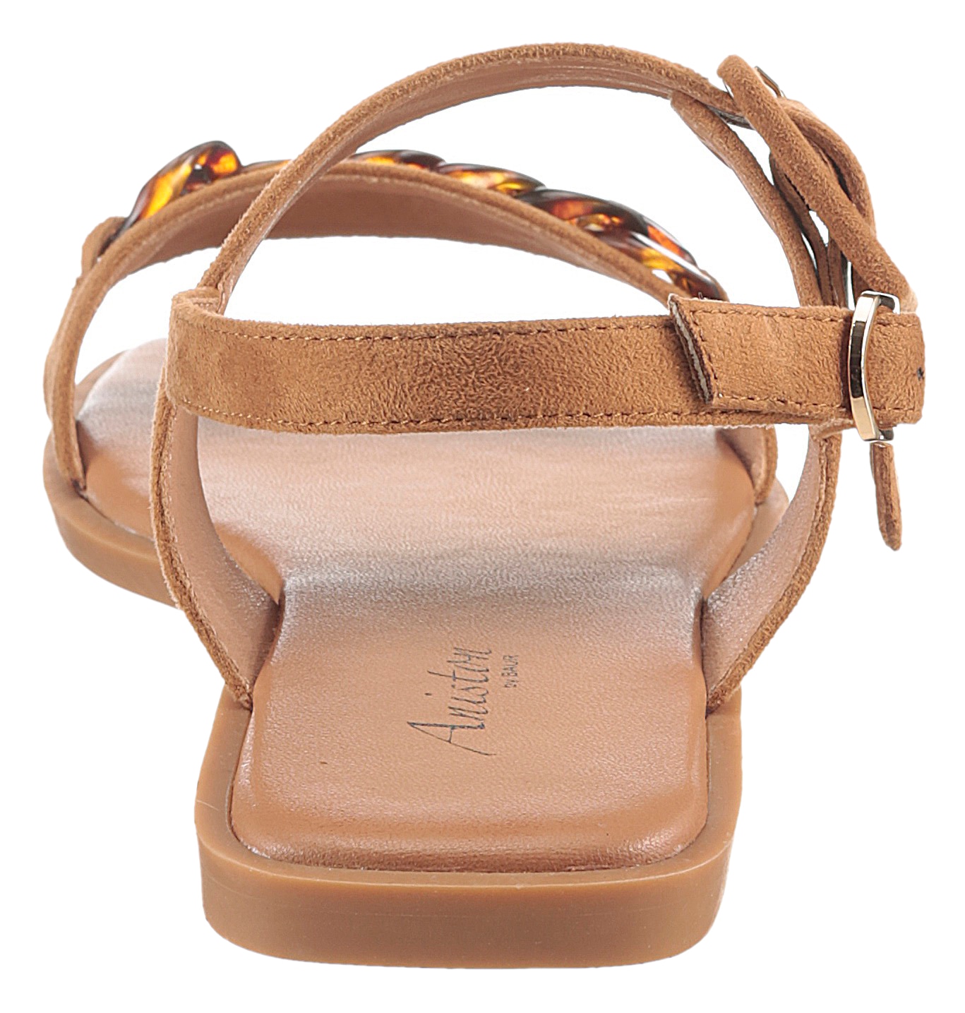 Aniston SHOES Riemchensandale, Sommerschuh, Sandalette, Zierkette - NEUE KOLLEKTION