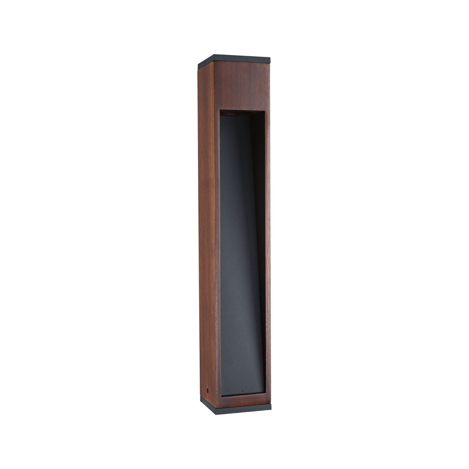 Paulmann Pollerleuchte »Trabia IP44 eckig 600mm 3000K 3,5W 230lm 230V 38° GU10 Holz«, 1 flammig, Leuchtmittel GU10 | LED fest integriert