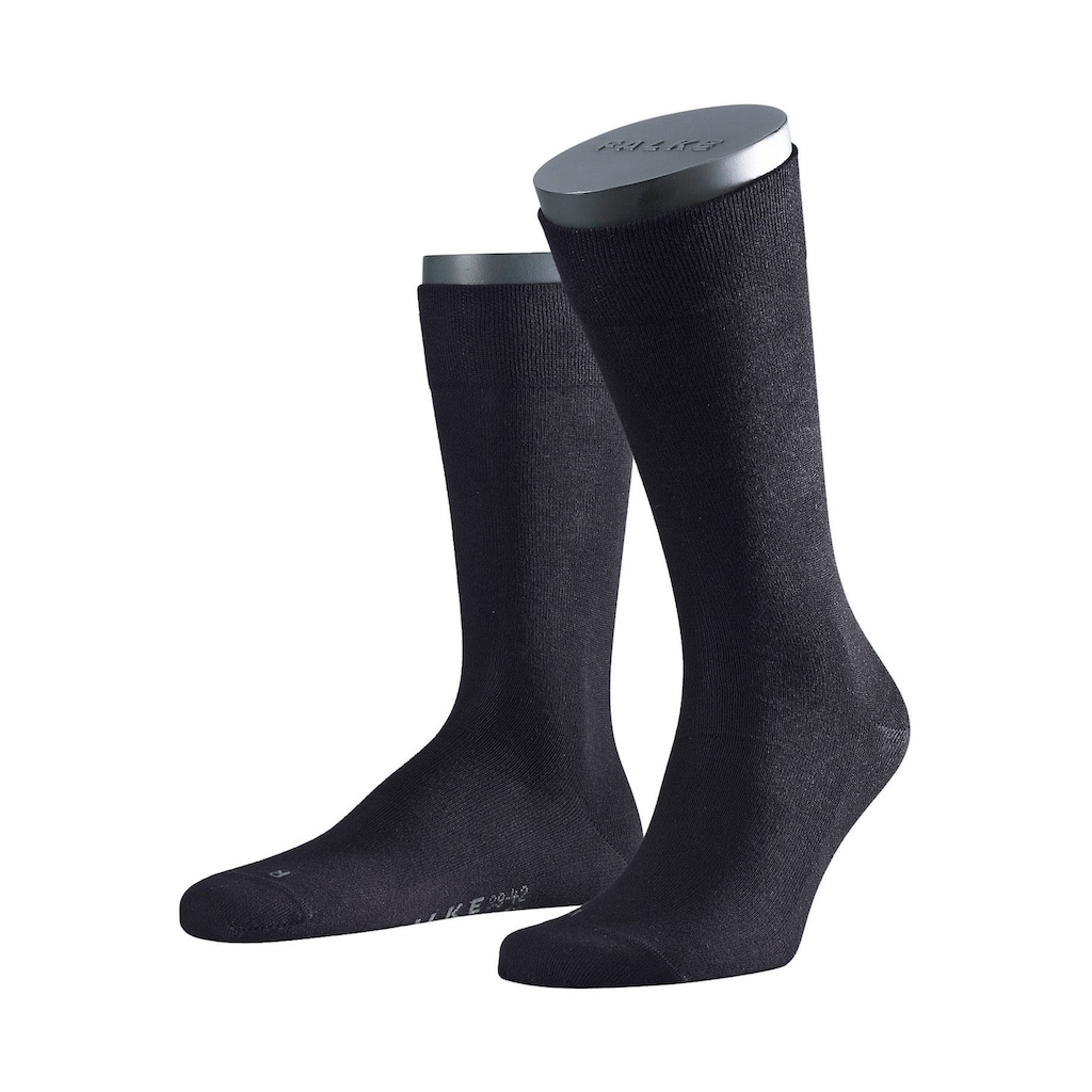 FALKE Socken »Sensitive London«, (2 Paar), mit sensitve Bündchen ohne Gummi