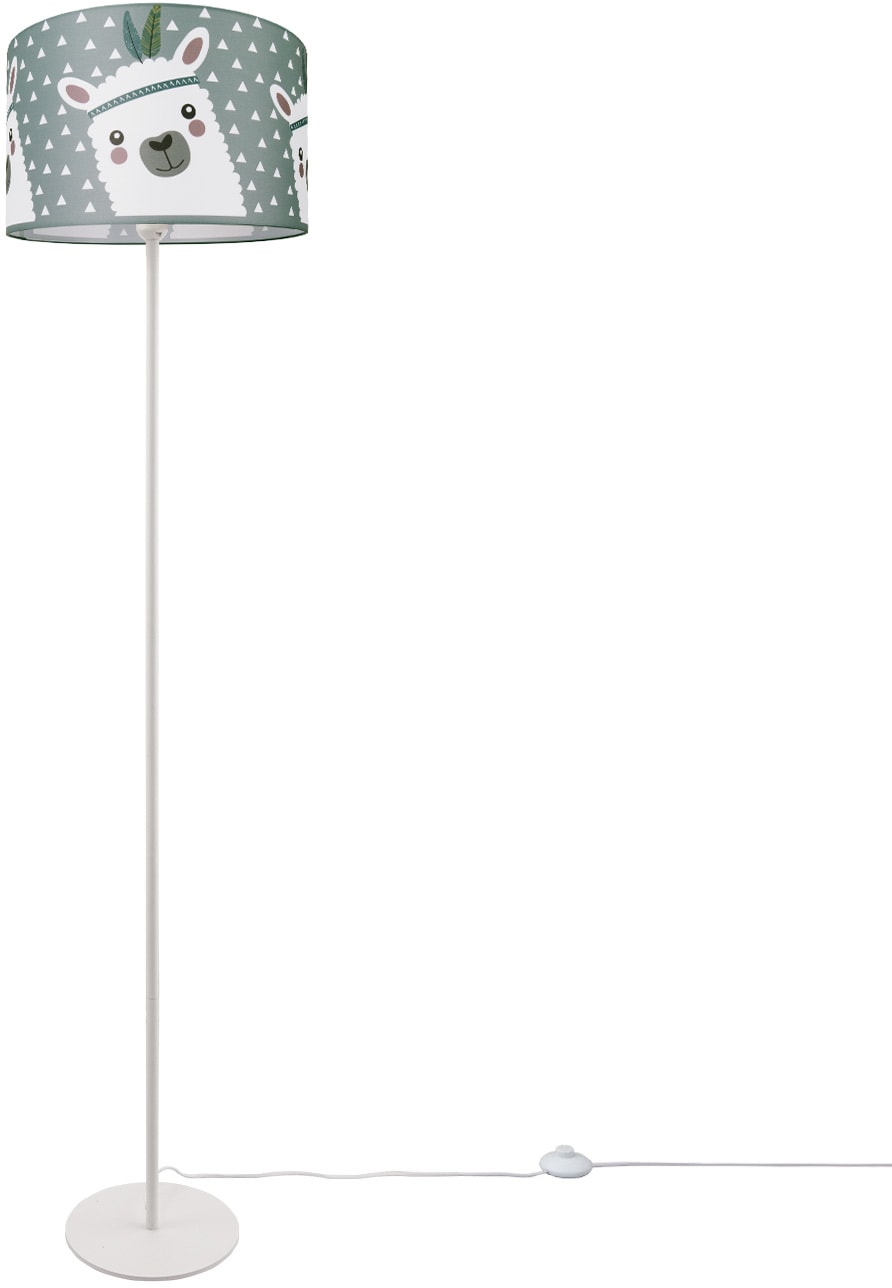 Paco Home Stehlampe »Ela 214«, online mit 1 Kinderlampe kaufen XXL E27 Jahren Mit Kinderzimmer Garantie Stehleuchte | LED Lampe Lama-Motiv flammig-flammig, 3