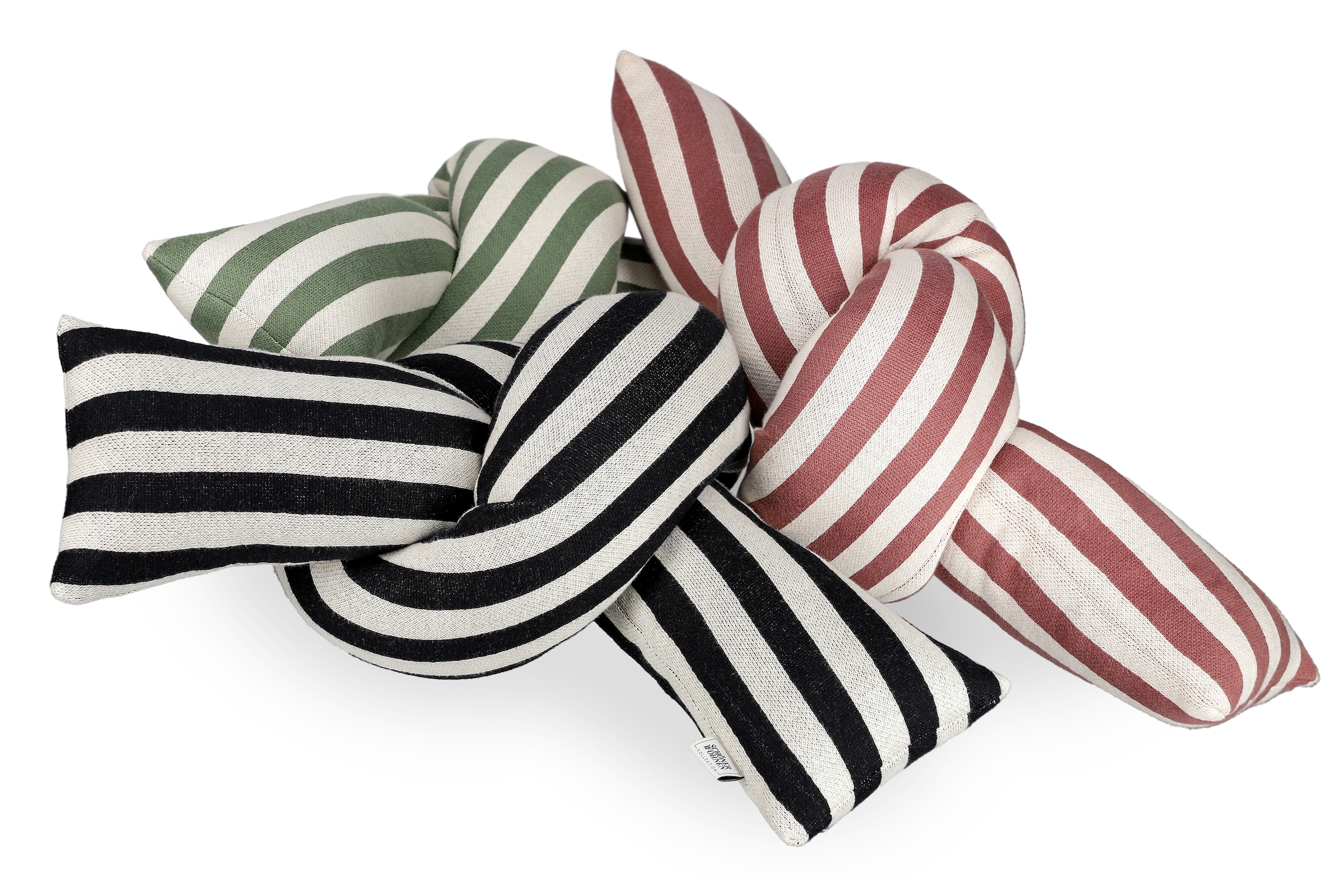 SCHÖNER WOHNEN-Kollektion Dekokissen »Jolly« geknotetes Kissen aus zweifarbigem Feinstrick