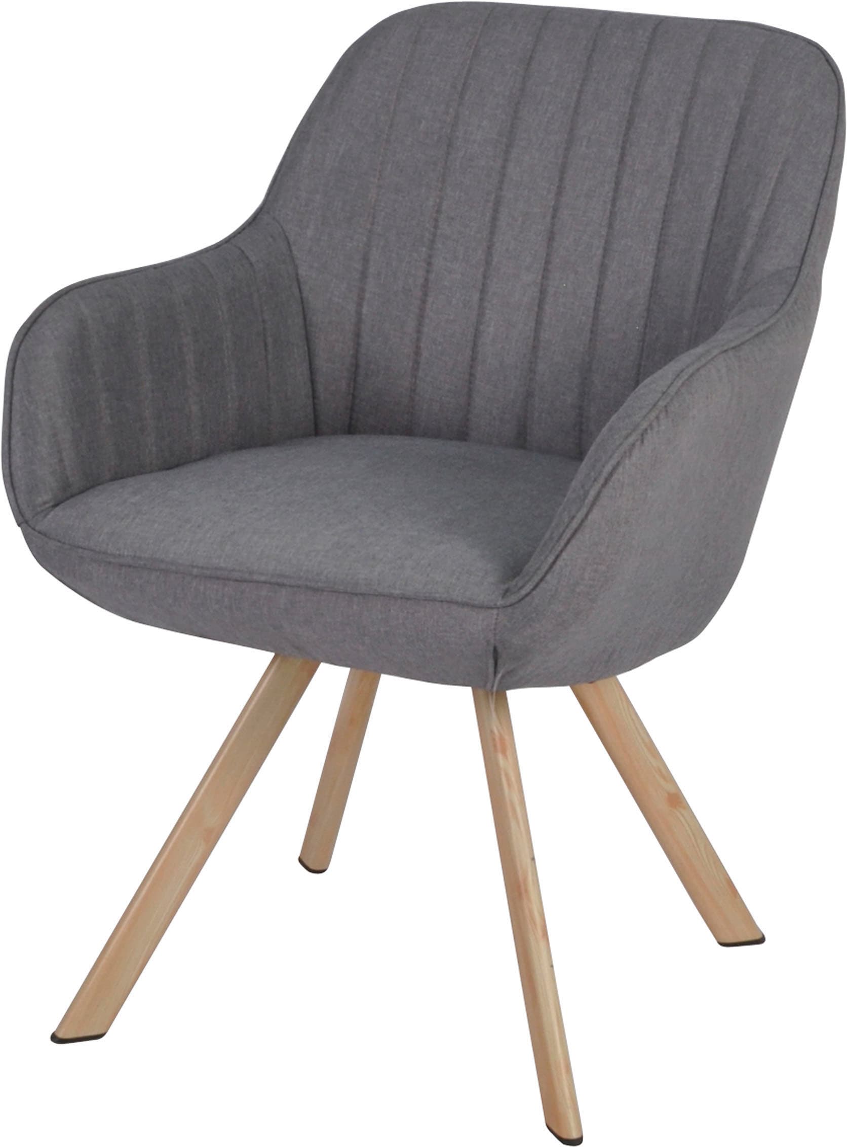 Homexperts Esszimmerstuhl »Carlo«, (Set), 2 St., Webstoff, Drehstuhl, Bezug in Webstoff