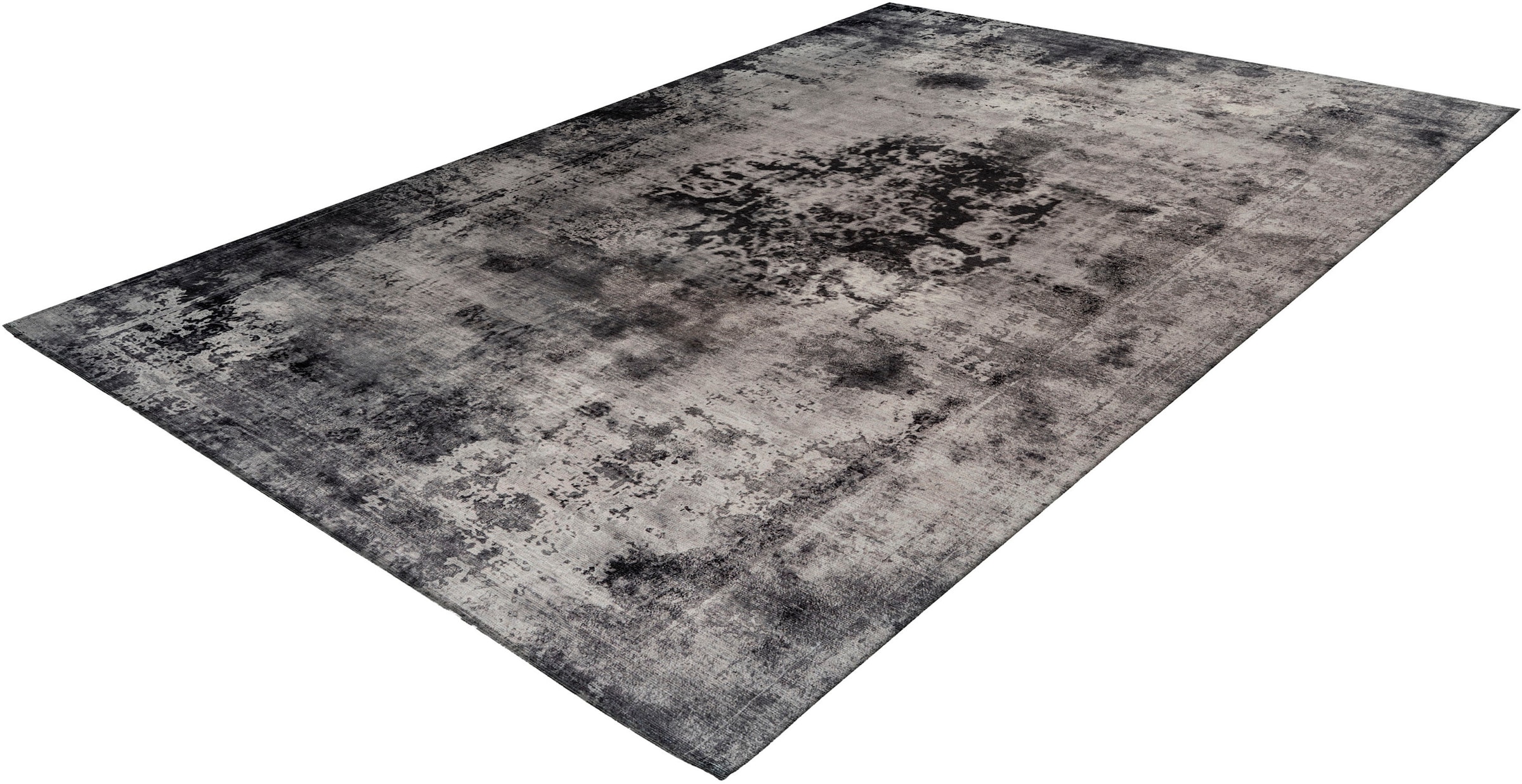 my home Teppich »Nelio« rechteckig 9 mm Höhe Vintage Design, Used-Look, Kurzflor, Teppich mit Bordüre