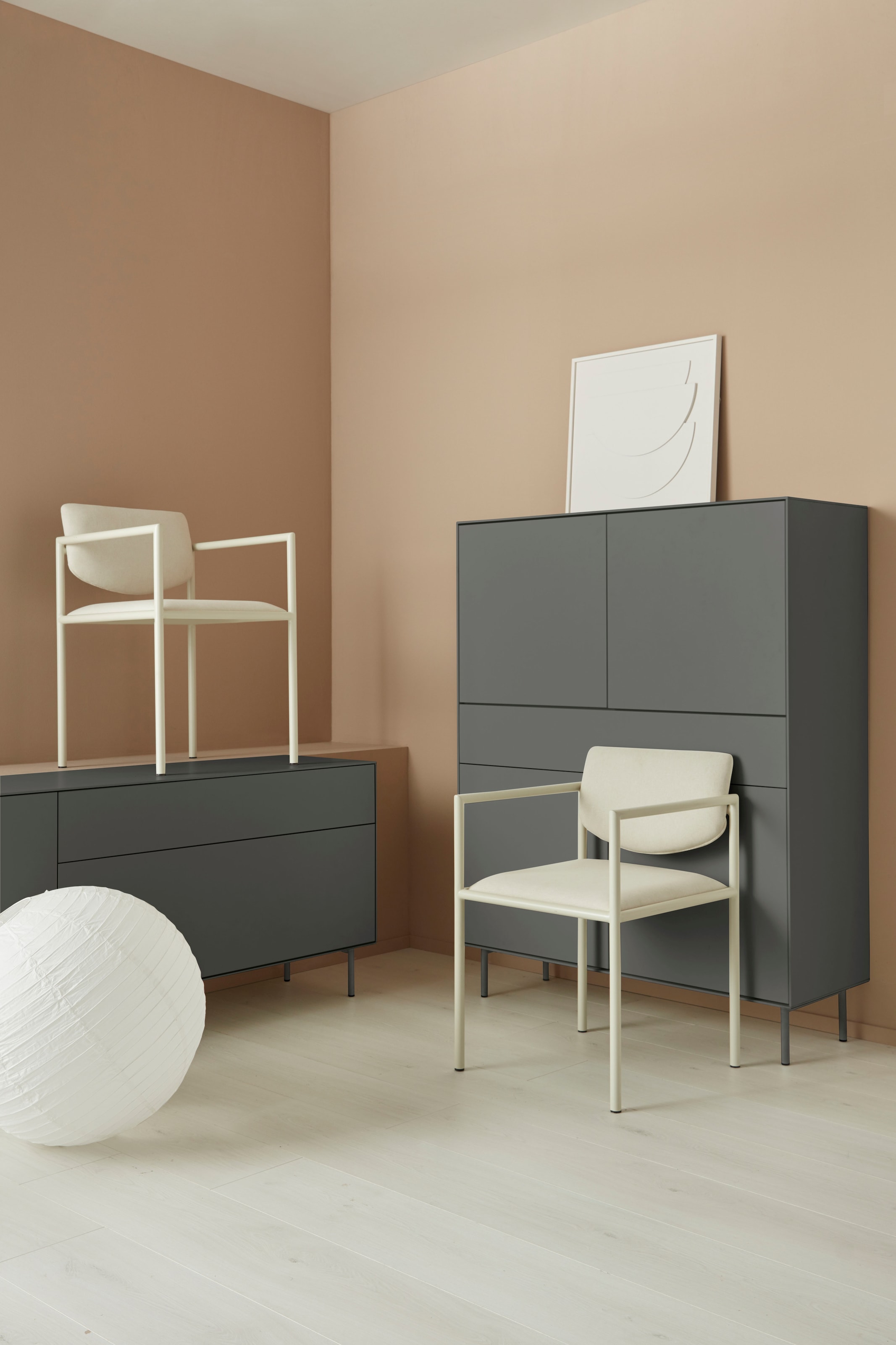 LeGer Home by Lena Gercke Lowboard »Essentials«, Breite: 127 cm, MDF lackiert, Push-to-open-Funktion