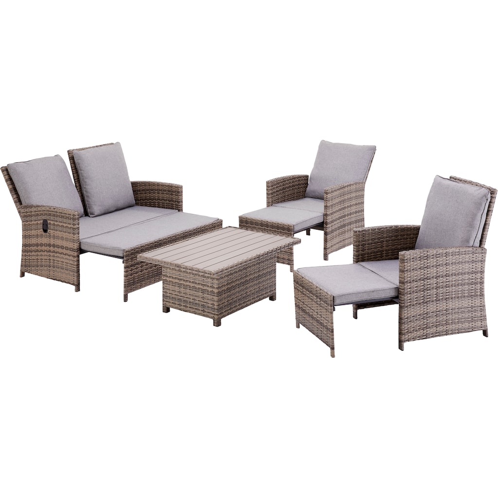 KONIFERA Gartenlounge-Set, (Set)