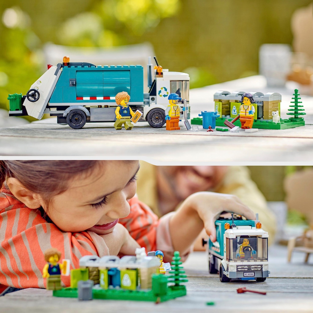 LEGO® Konstruktionsspielsteine »Müllabfuhr (60386), LEGO® City«, (261 St.)