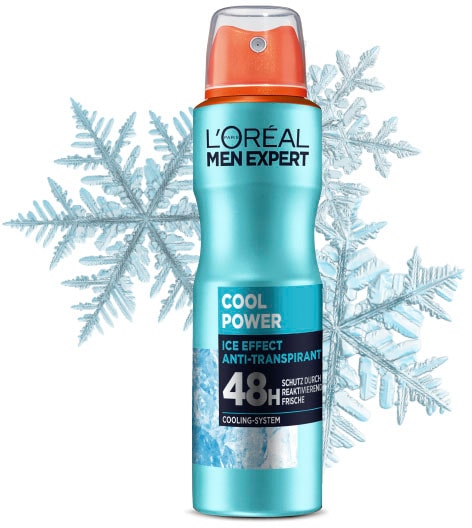 L'ORÉAL PARIS MEN EXPERT Deo-Spray »Deo Spray Cool Power 48h«, (Packung, 6 tlg.)