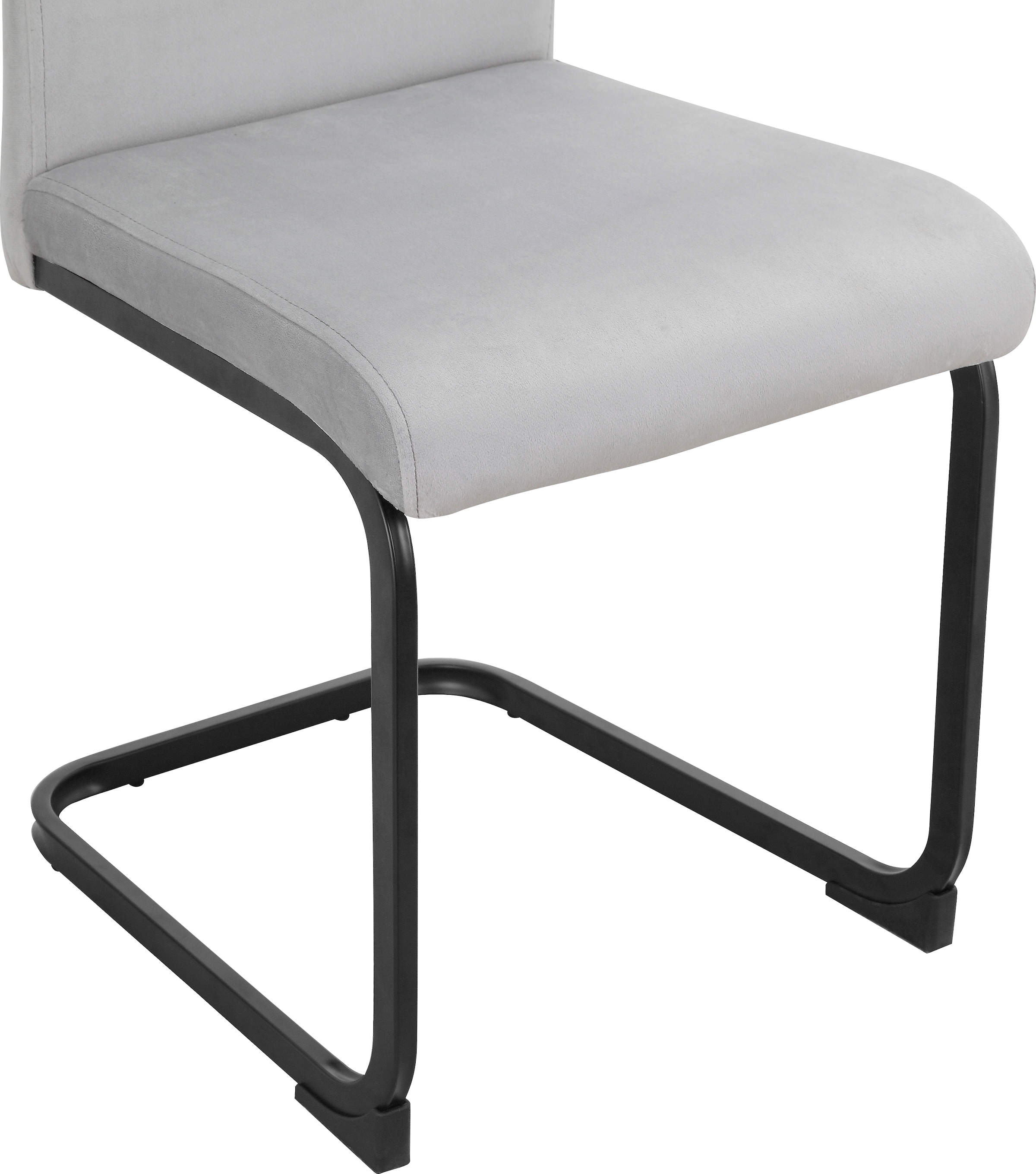 INOSIGN Esszimmerstuhl »Darcel«, (Set), 4 St., Veloursstoff, Freischwinger