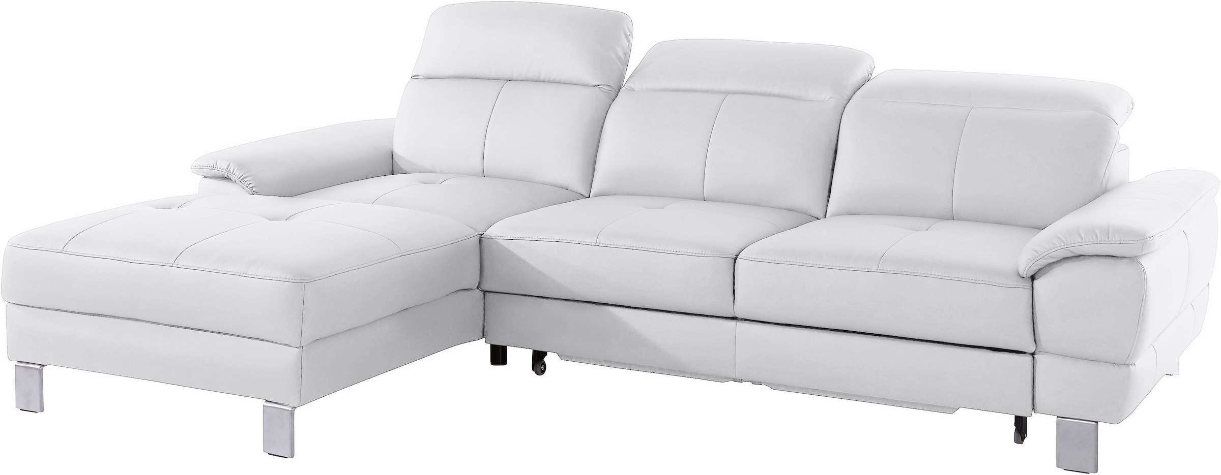 exxpo - sofa fashion Ecksofa, wahlweise auf Rechnung Bettkasten inkl. bestellen mit und Bettfunktion bzw. Rückenverstellung, Kopf