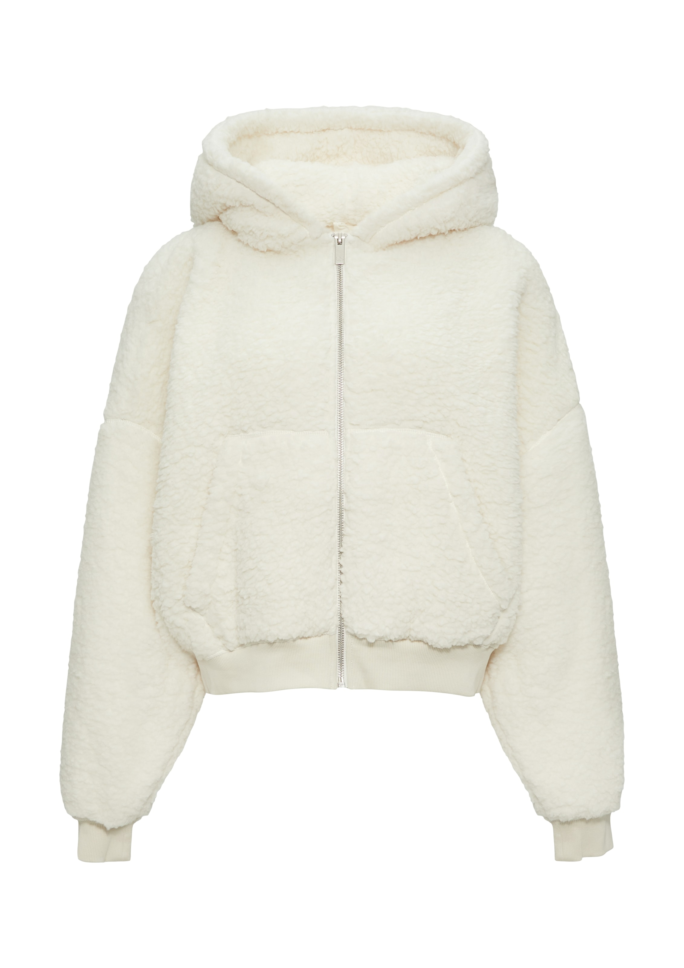 QS Kapuzensweatshirt, mit Teddy Fell