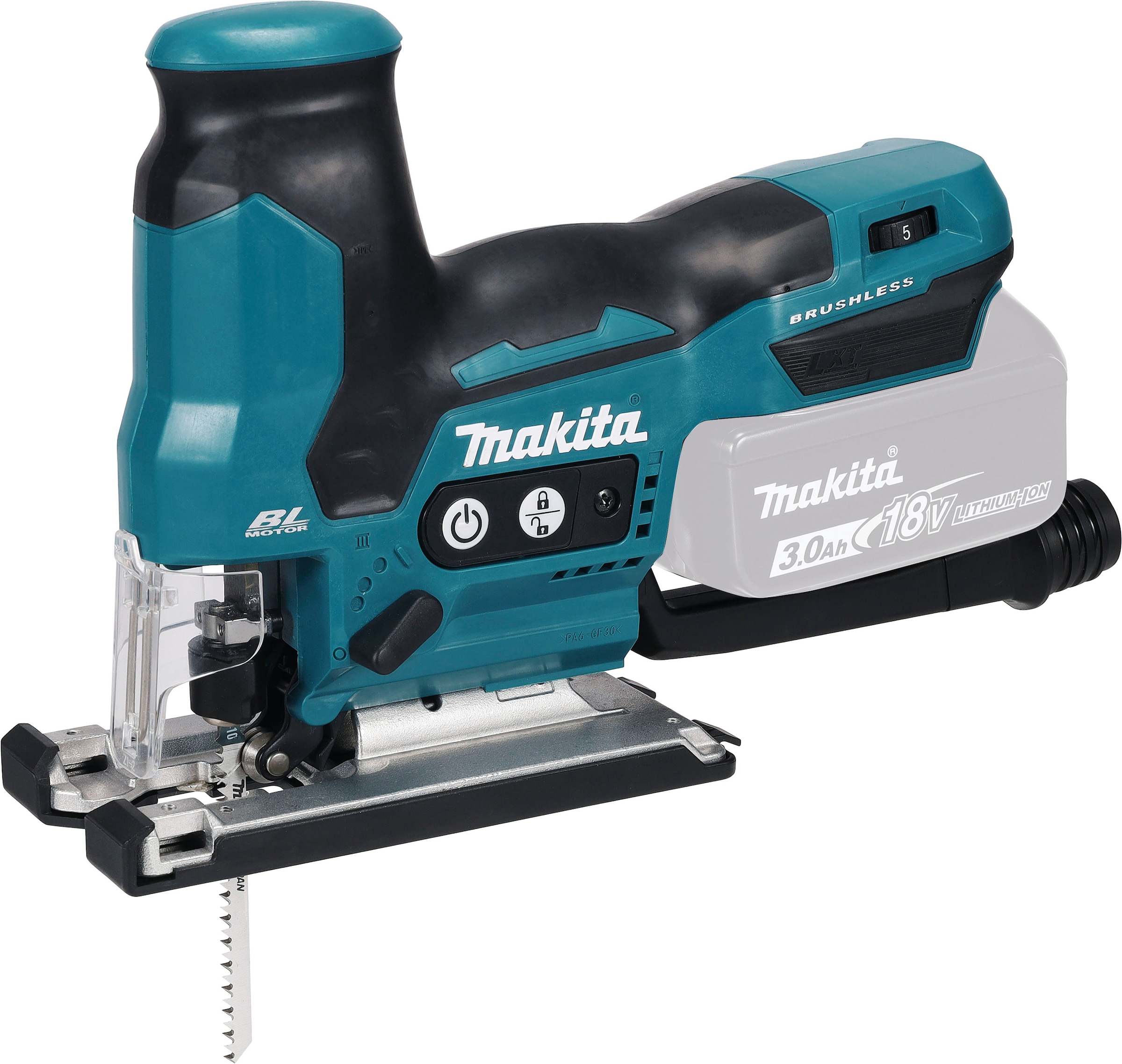 Makita Akku-Pendelhubstichsäge »DJV185Z« LXT 18V • 135 mm • 800-3.000 min-1, ohne Akku und Ladegerät
