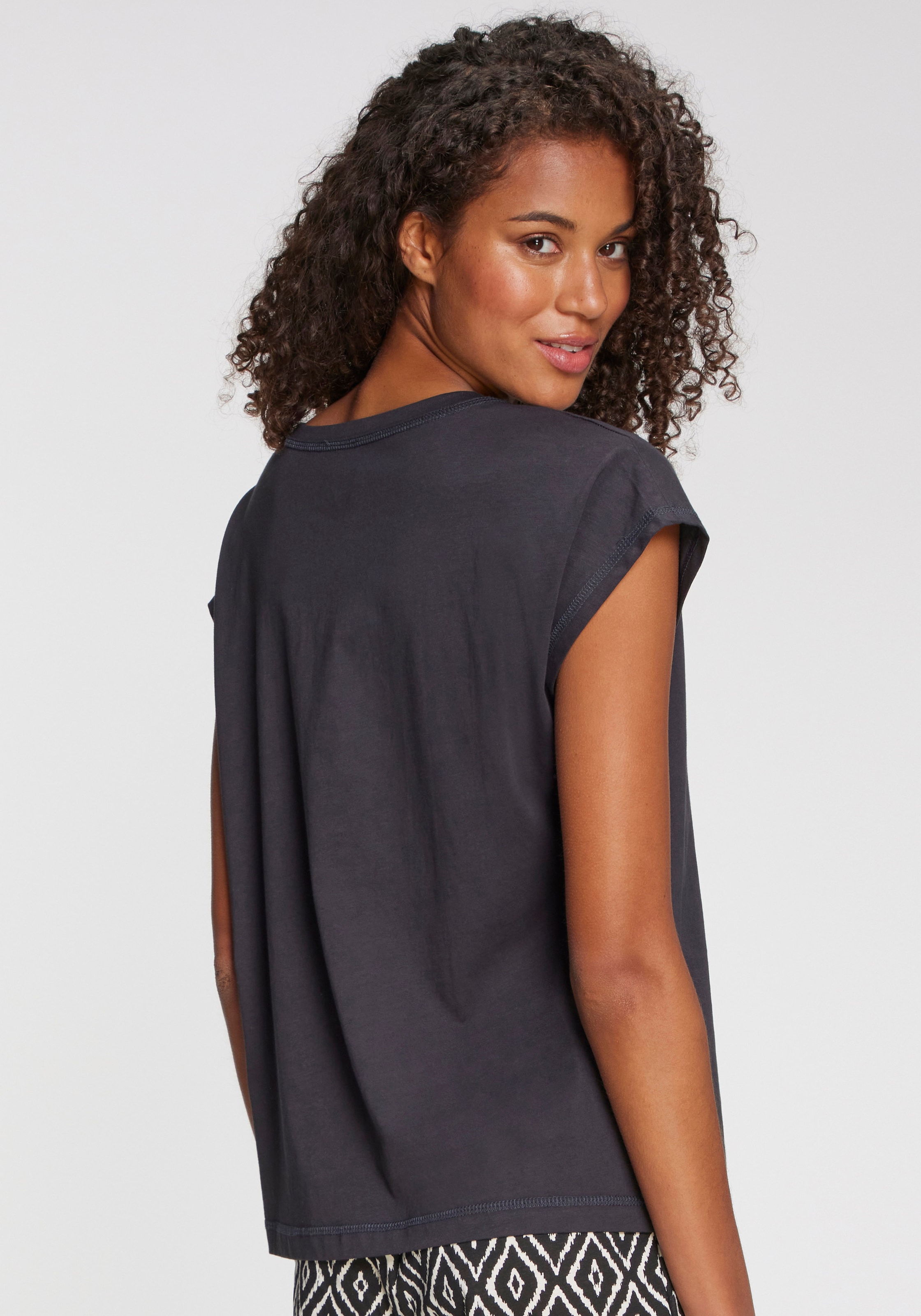 Vivance Dreams Pyjamaoberteil mit  Herzprint