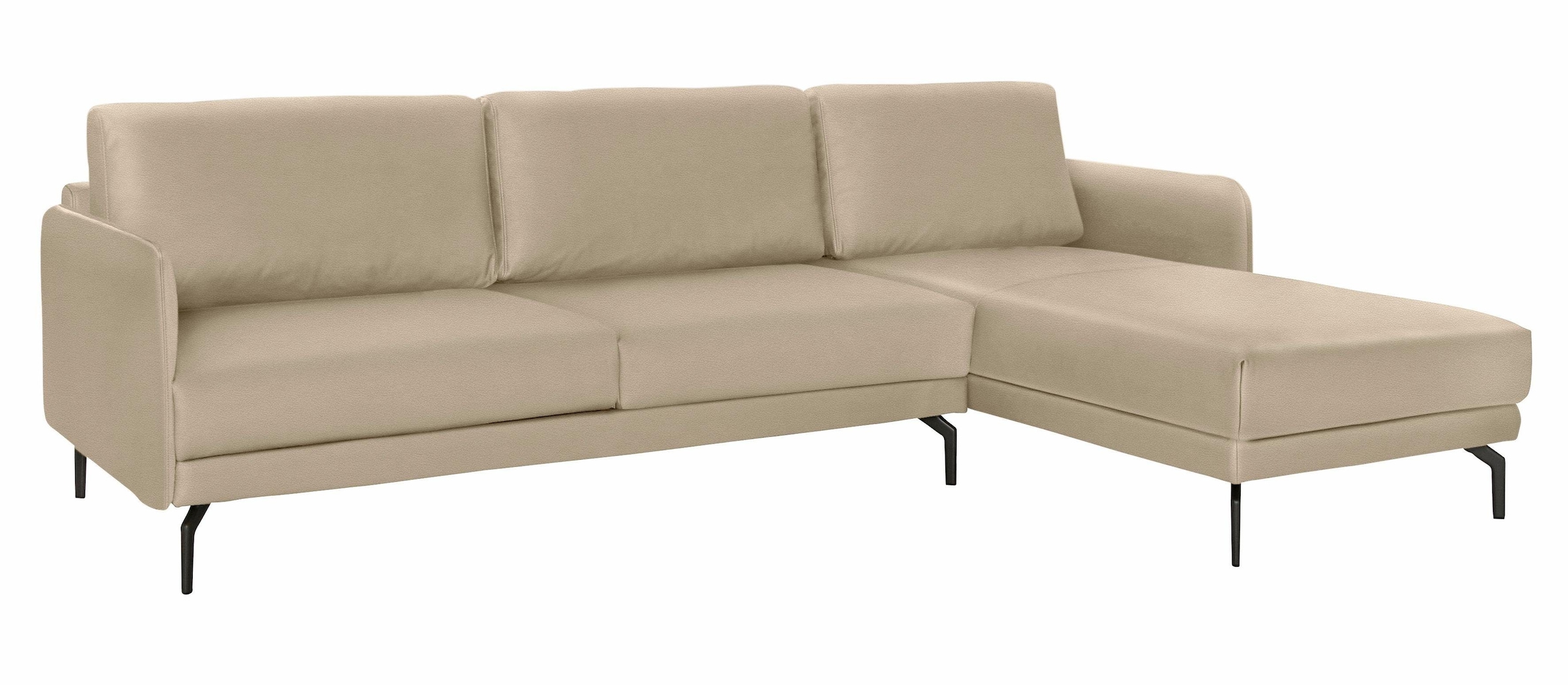 hülsta sofa Ecksofa »hs.450«, Armlehne auf schmal, 234 Rechnung cm, sehr Breite umbragrau Alugussfüße bestellen in