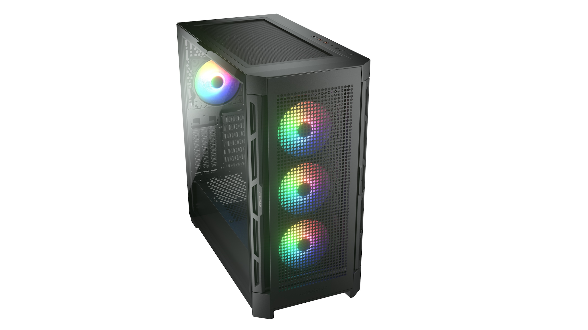 Cougar PC-Gehäuse »DUOFACE PRO RGB, Mid Tower, Schwarz«