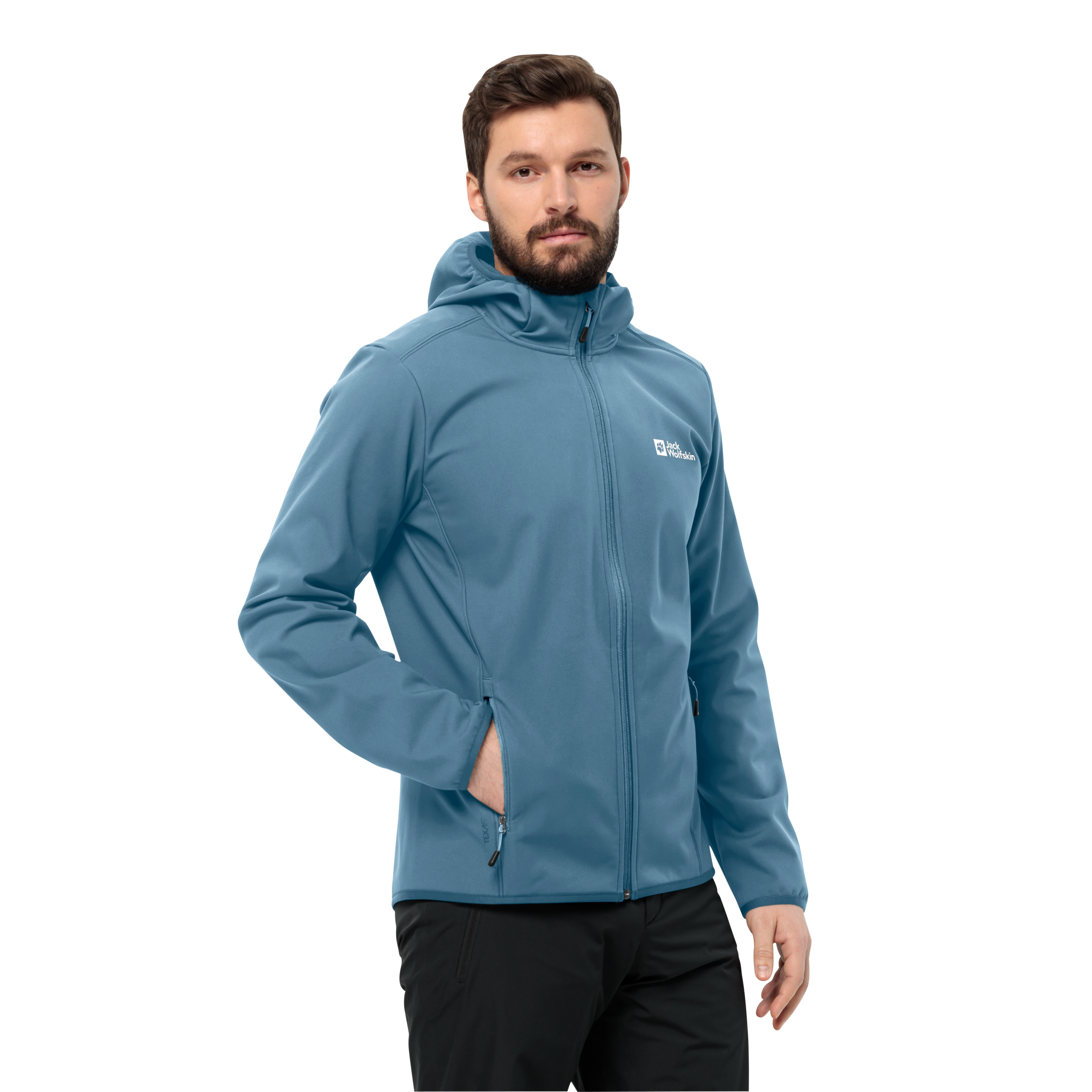 Jack Wolfskin Softshelljacke »BORNBERG HOODY«, mit Kapuze, winddicht, wasserabweisend