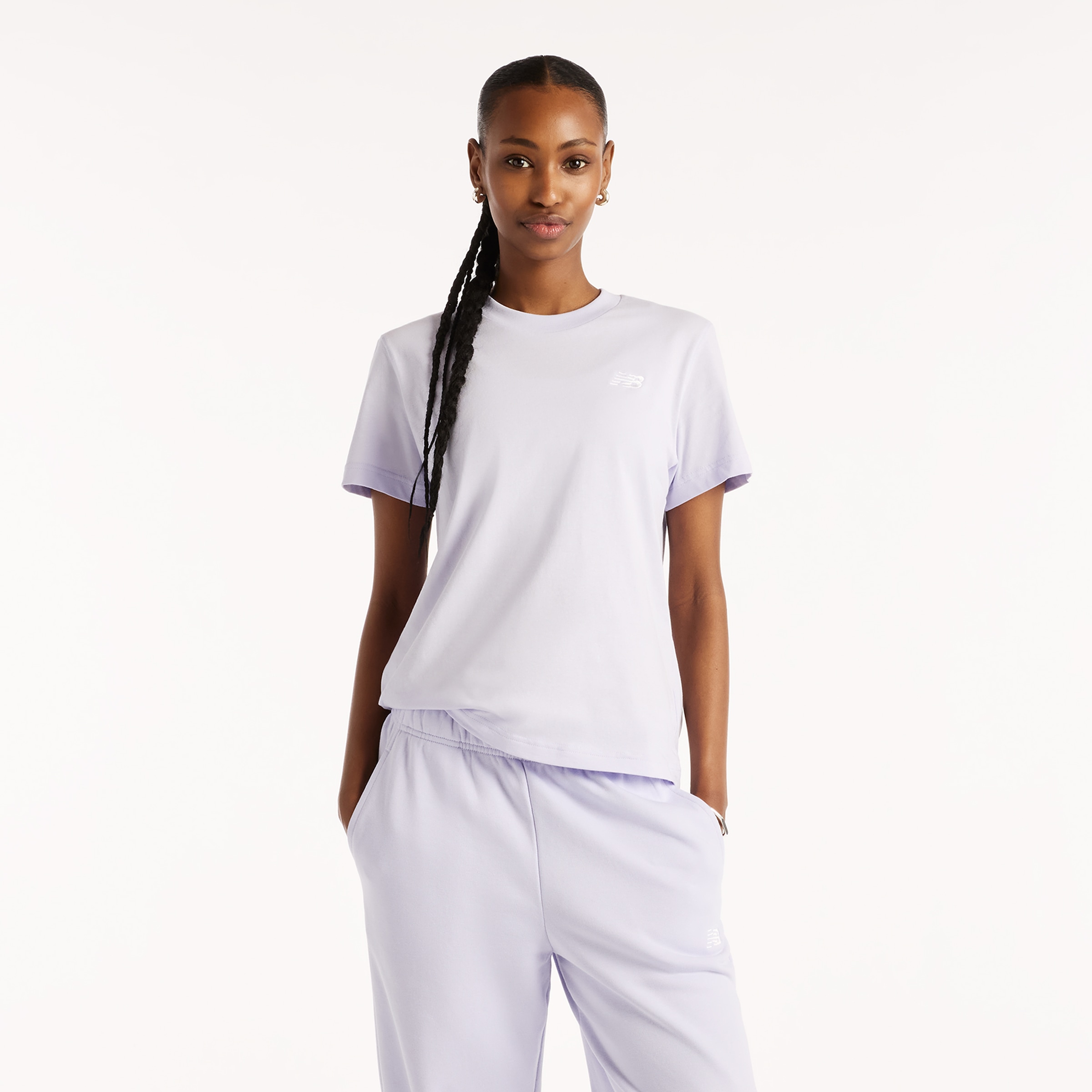 New Balance T-Shirt »SPORT ESSENTIALS JERSEY T-SHIRT« Kurzarm, mit Rundhalsausschnitt