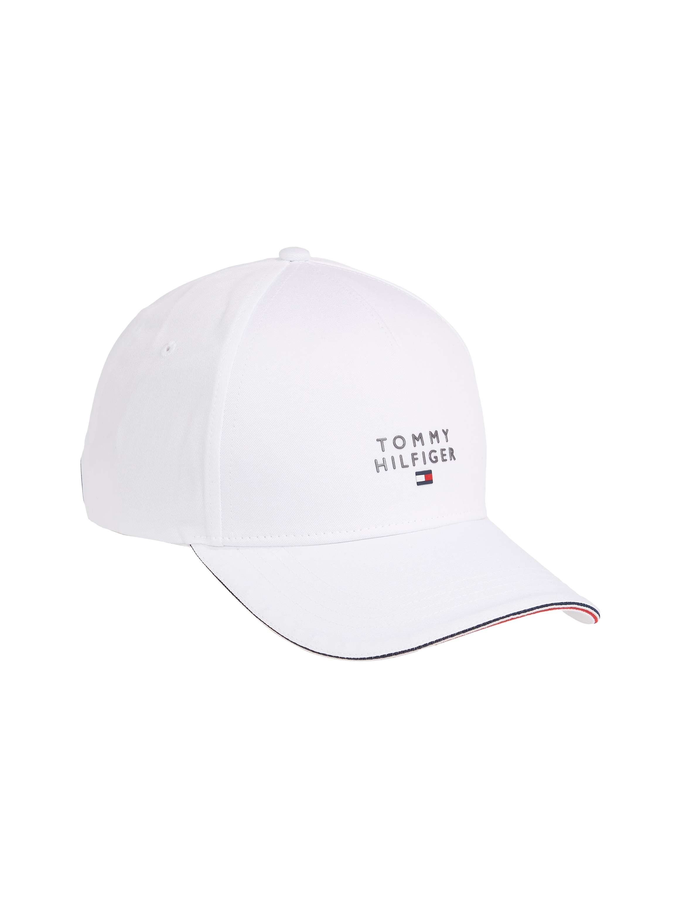 Tommy Hilfiger Baseball Hilfiger CAP«, Kontrastnähten in BUSINESS Cap den »CORPORATE Logofarben UNIVERSAL online mit bei