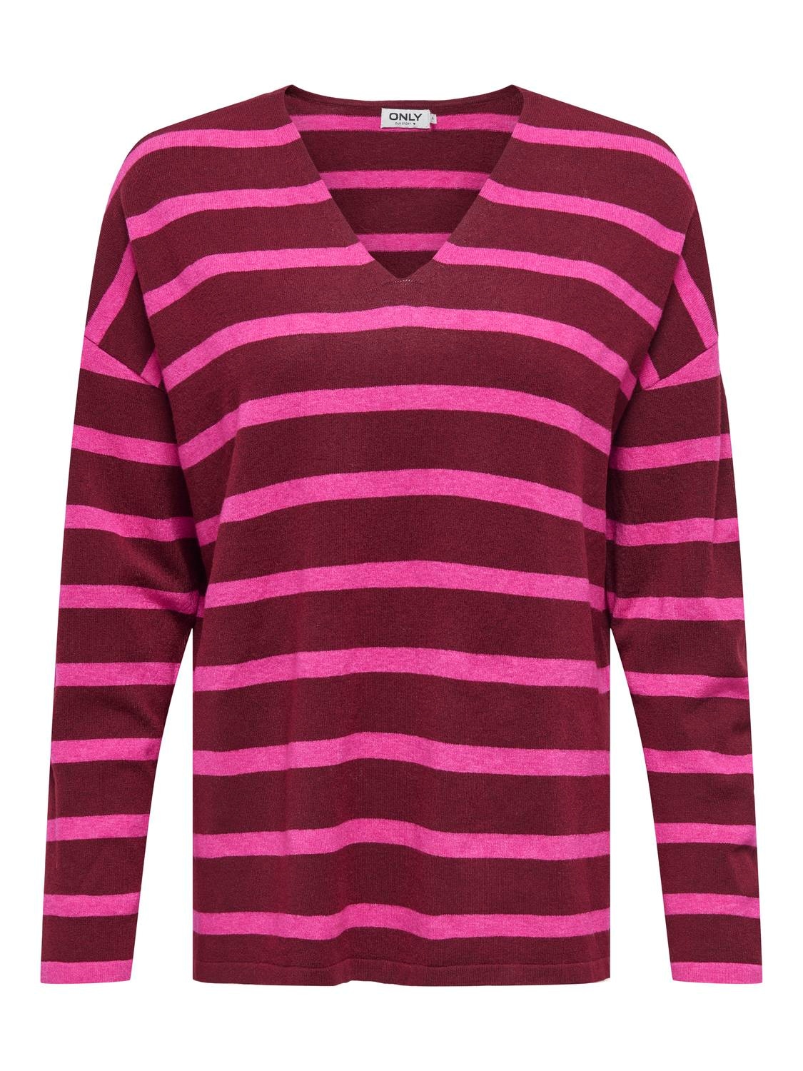ONLY Strickpullover »ONLAMALIO LIFE LS V-NECK KNT«